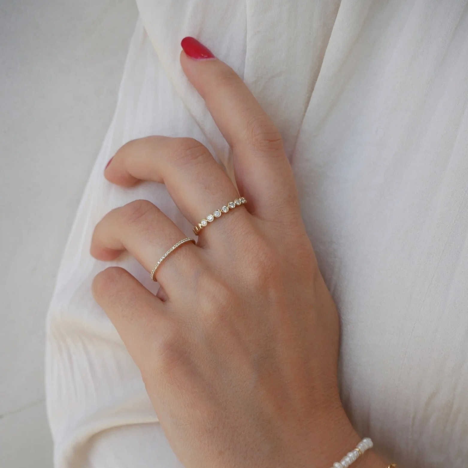 Diamond Eternity Stack Ring