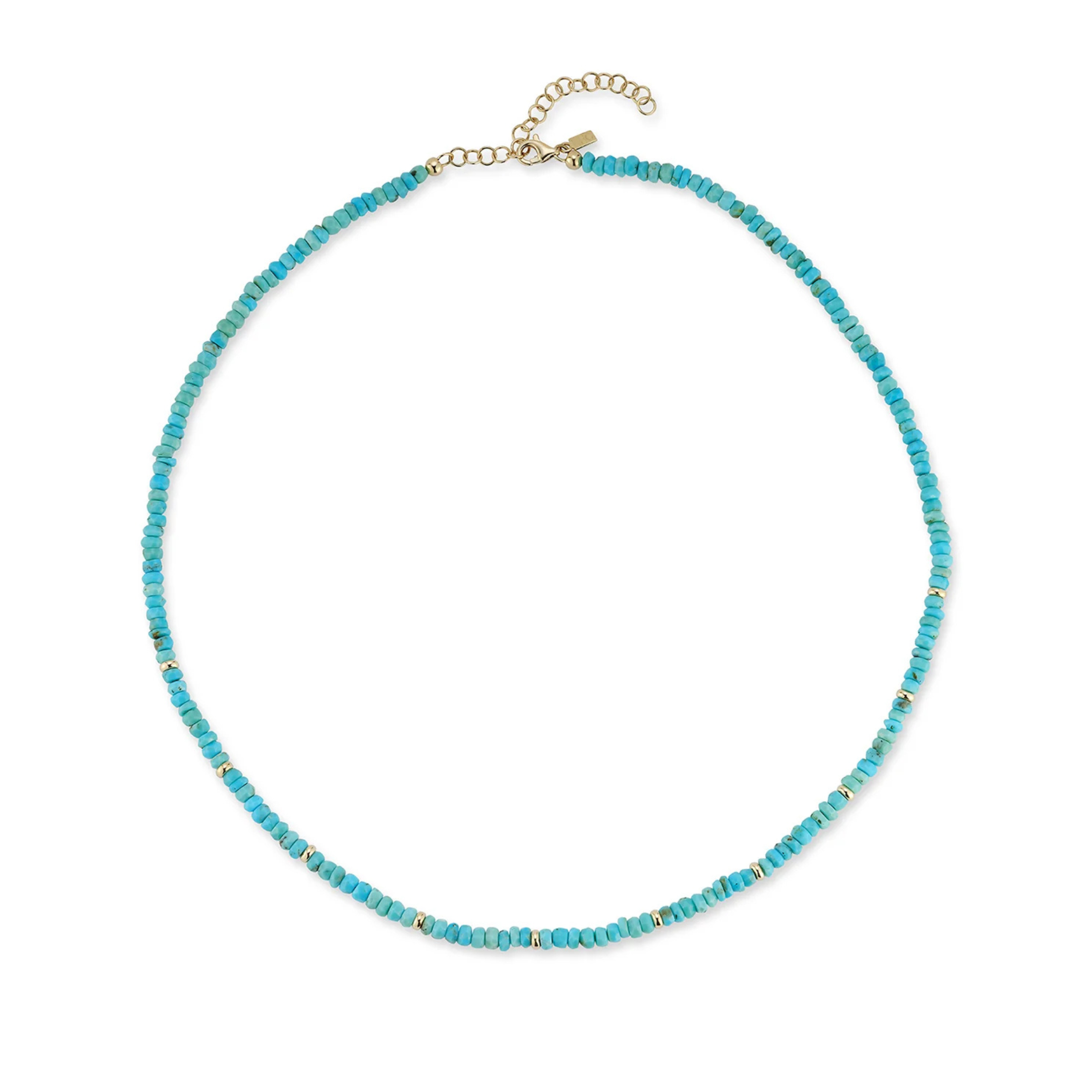 Turquoise Bead Necklace