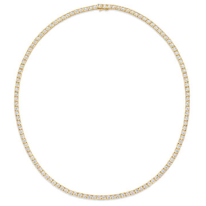 3.95ctw Sunburst Diamond Line Necklace