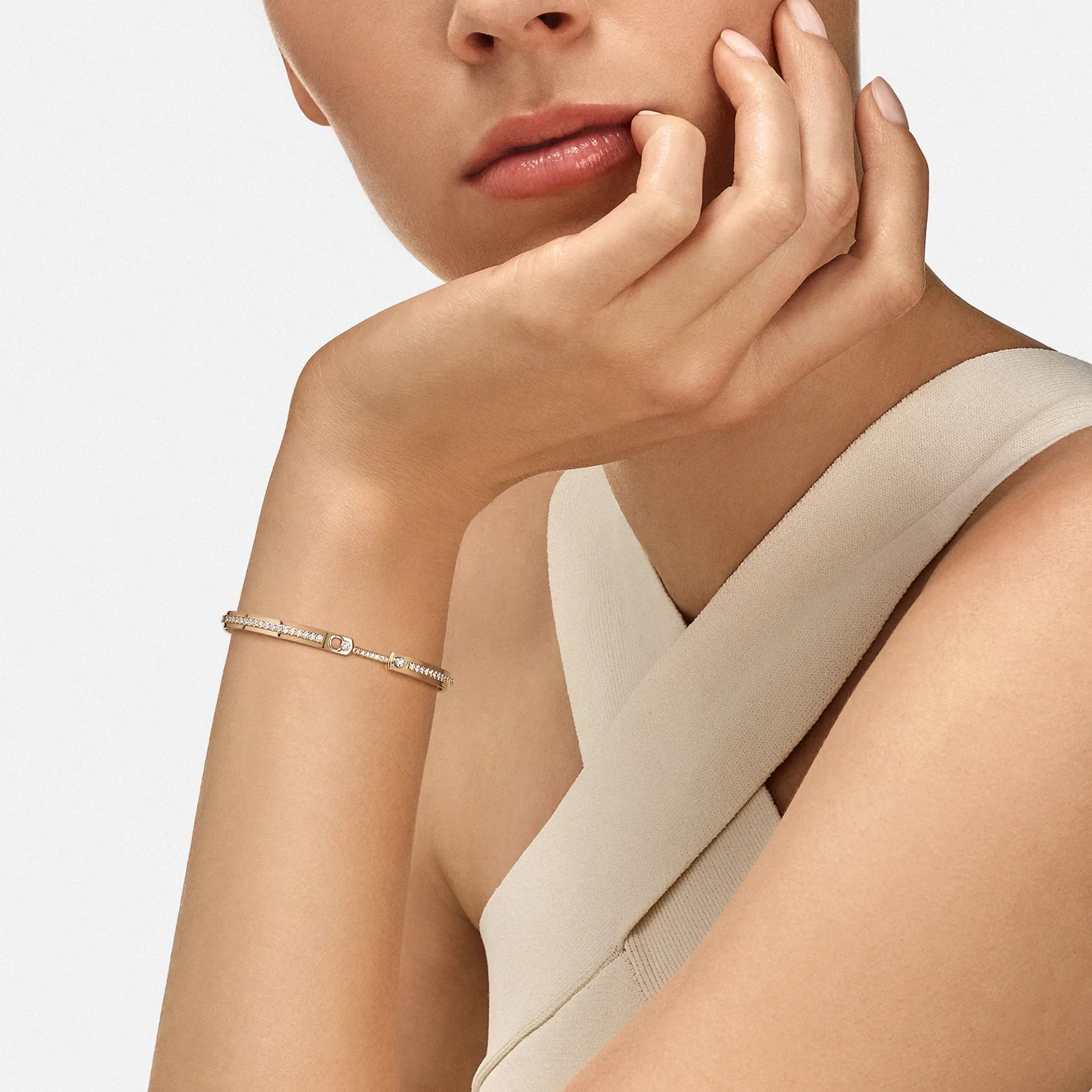 Tuxedo Diamond Mood Bangle