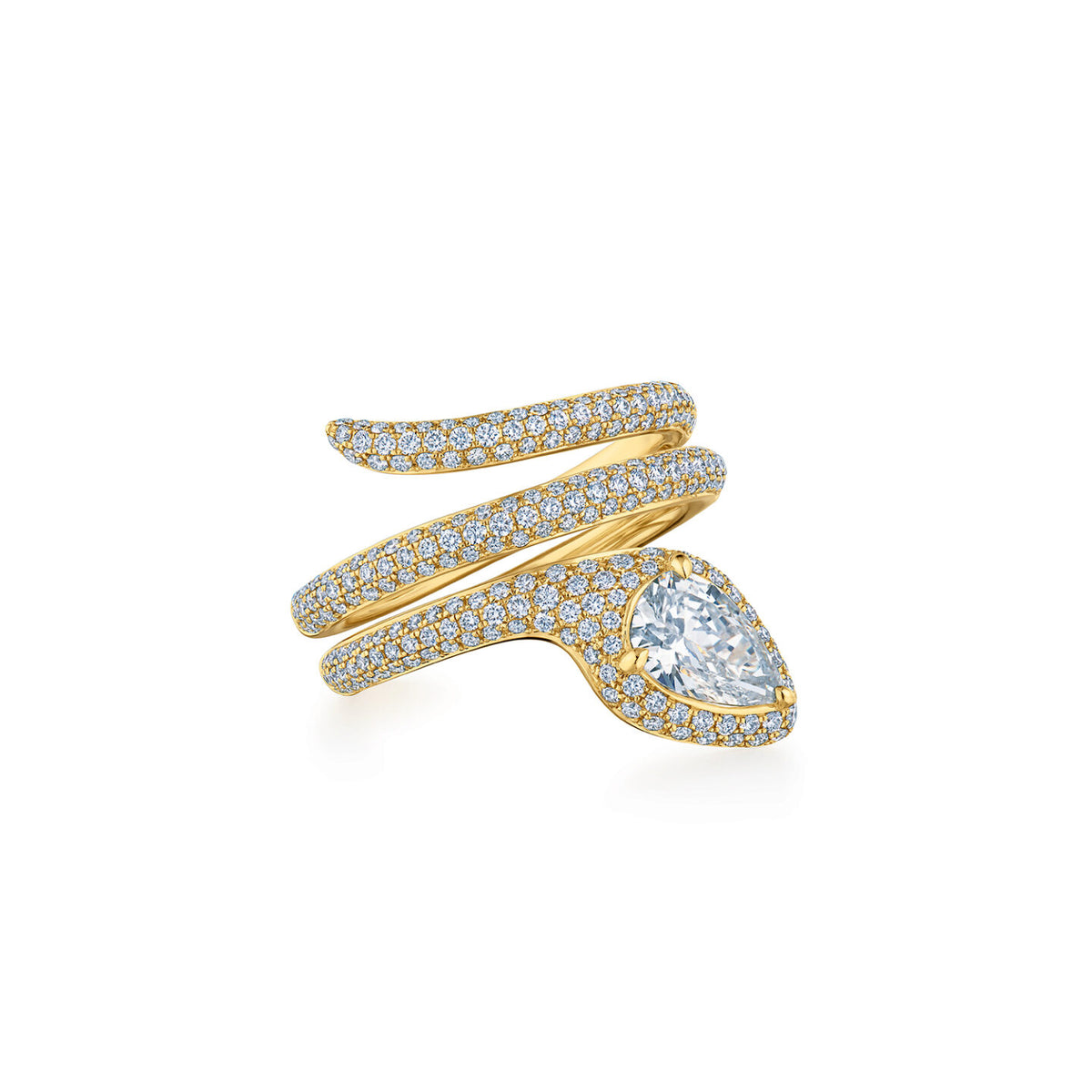 Diamond Snake Ring