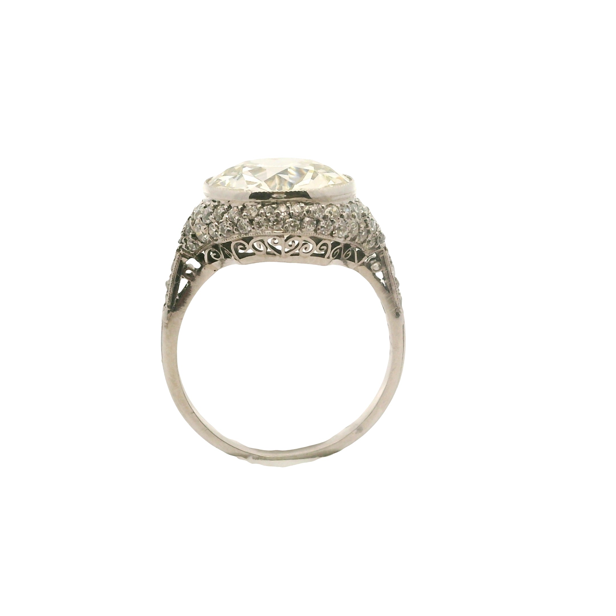 Old European Cut Diamond Ring
