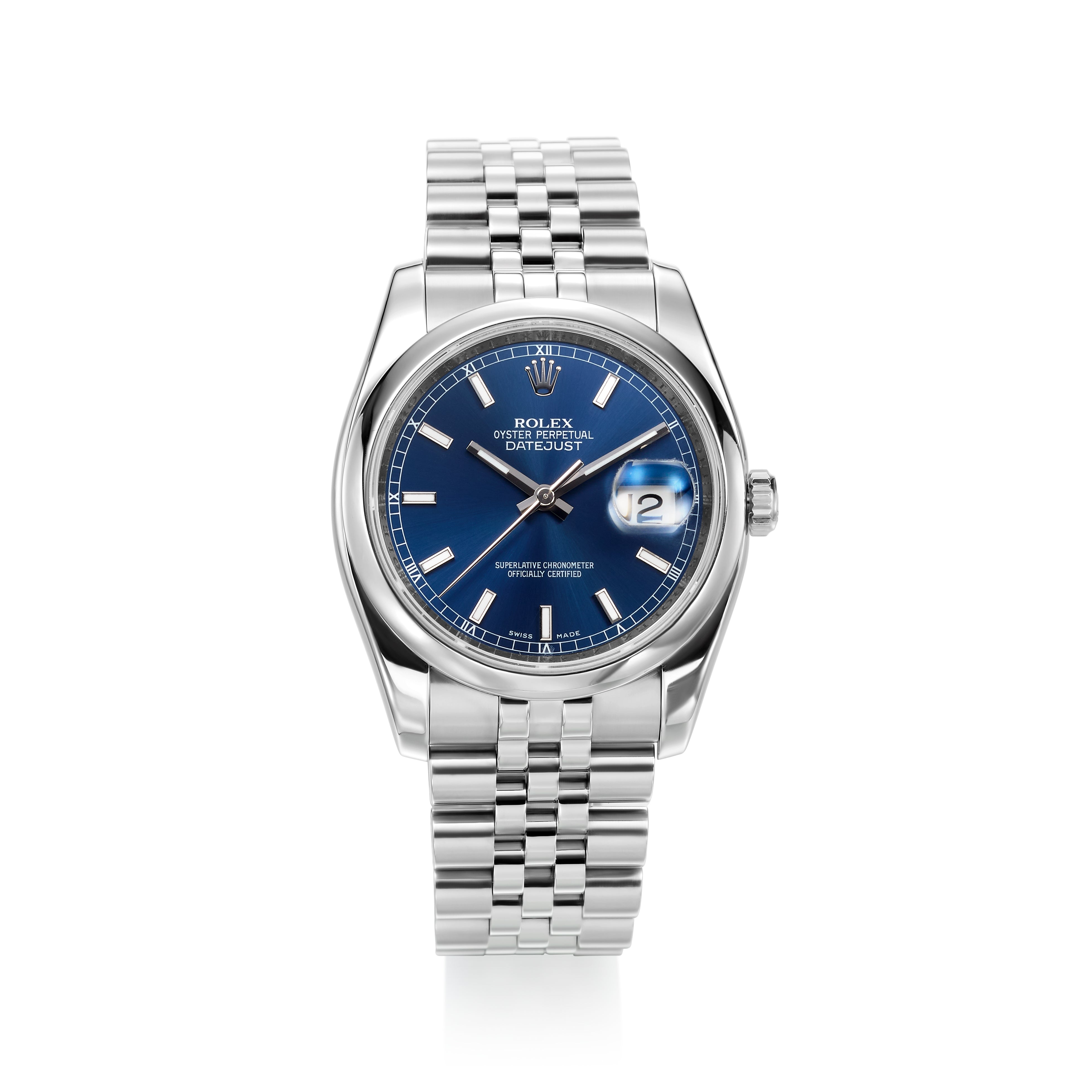 Rolex Datejust 36MM Blue Dial Model (116200)