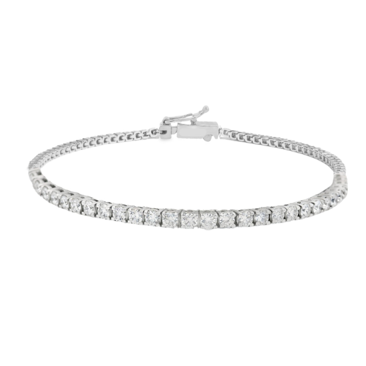 2.09ctw Round Diamond Tennis Bracelet