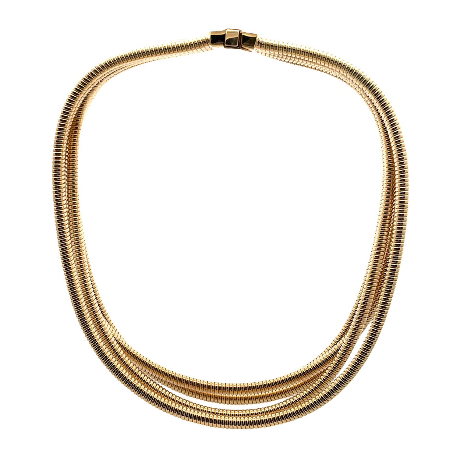 Convertible Layered Coil Necklace / Bracelet