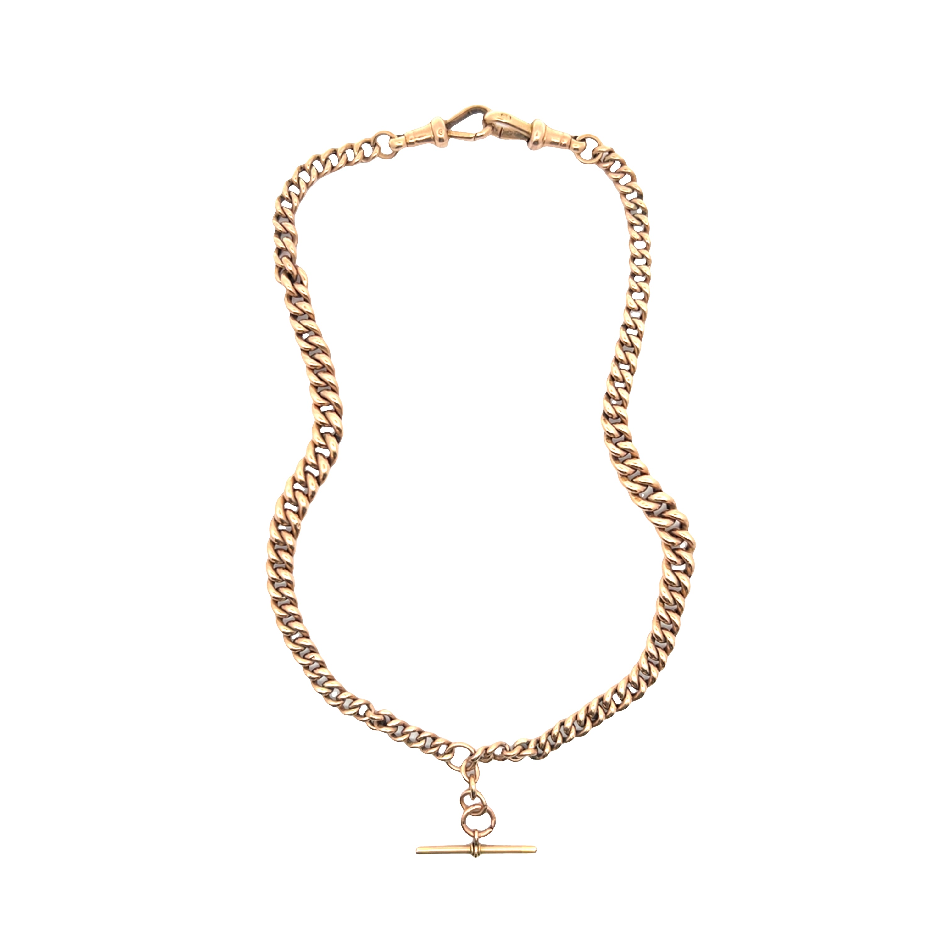 Vintage Curb Link Albert Chain