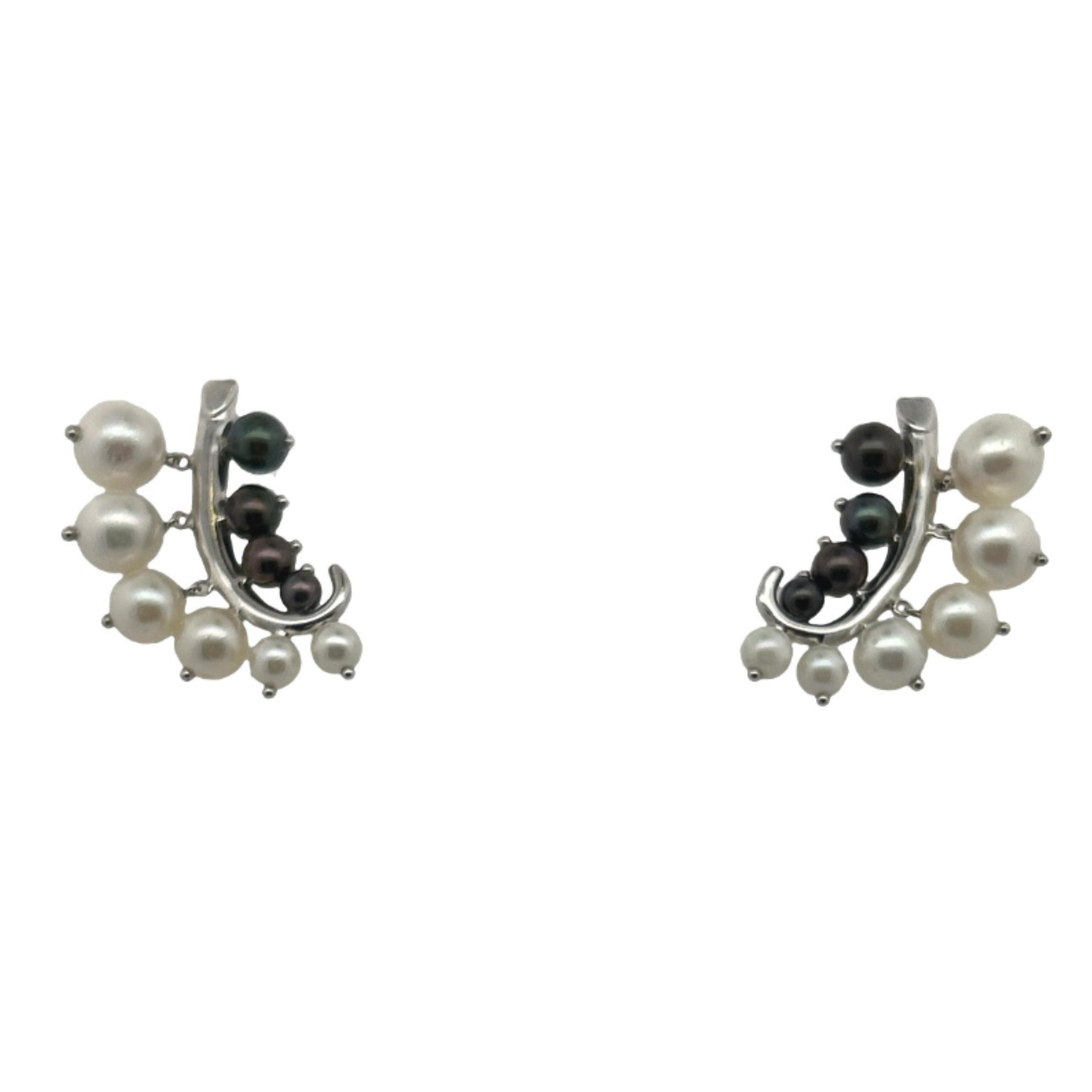Freshwater and Tahitian Pearl Dangle Earrings