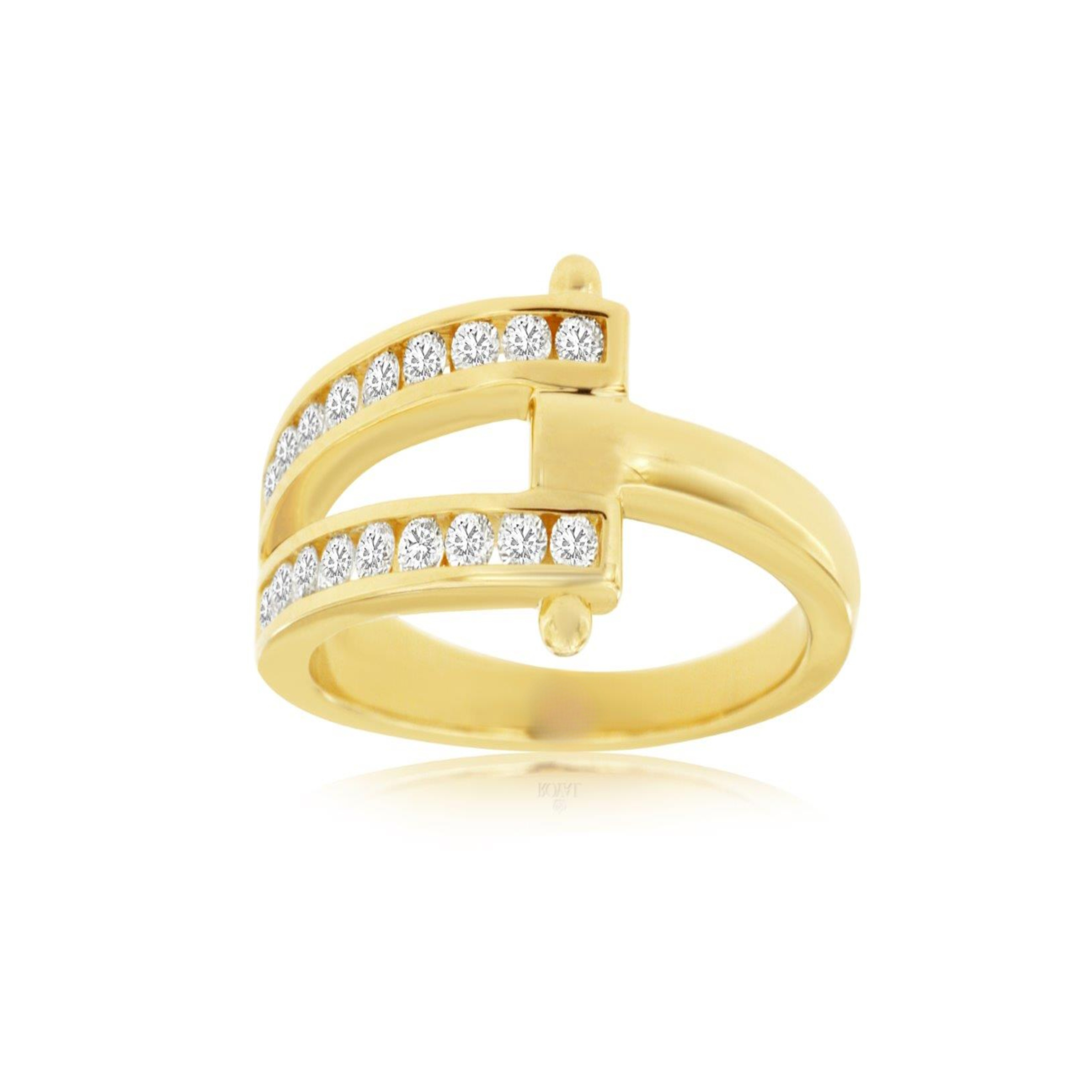 Semi-Split Shank Diamond Ring