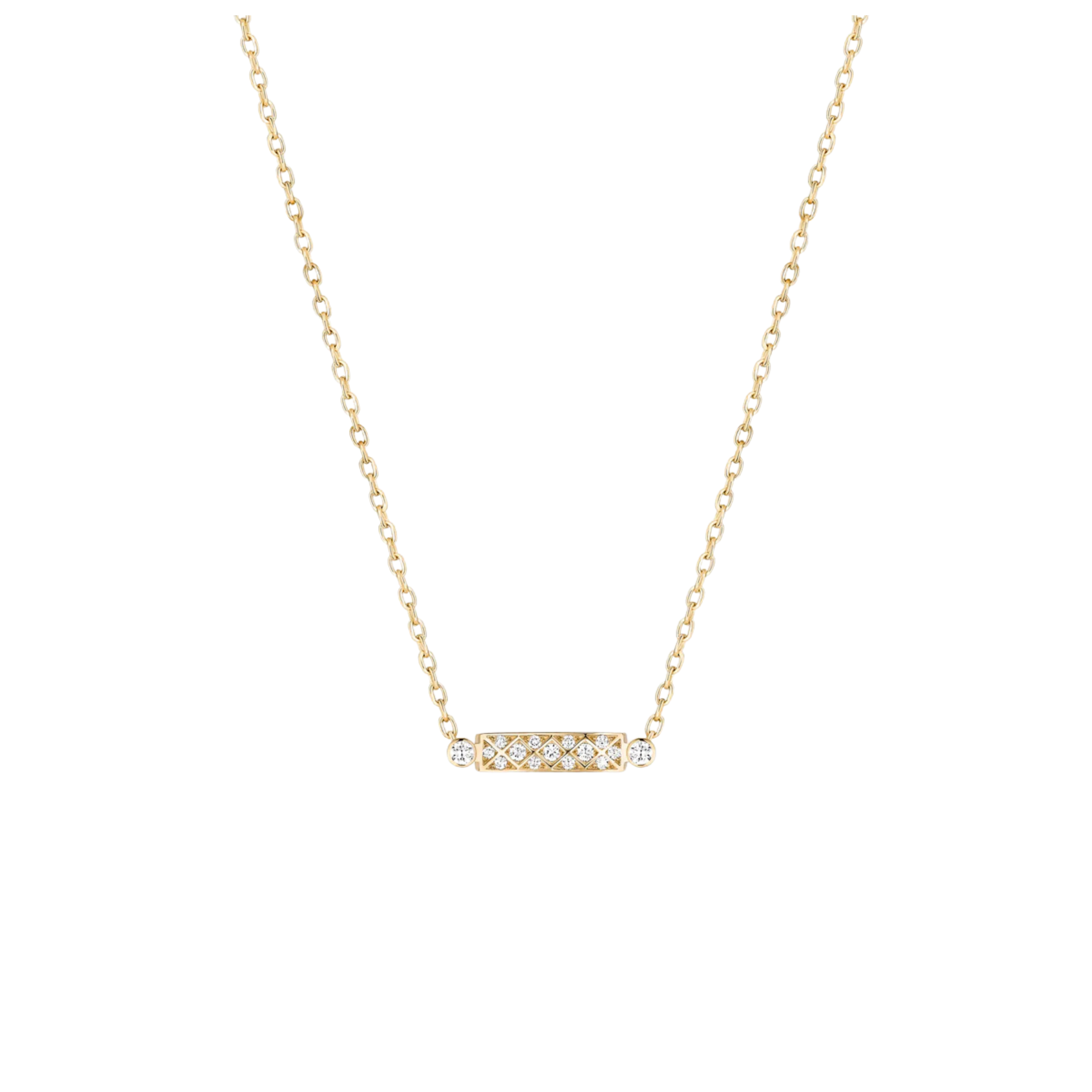 Parisian Stroll Diamond Pendant Necklace