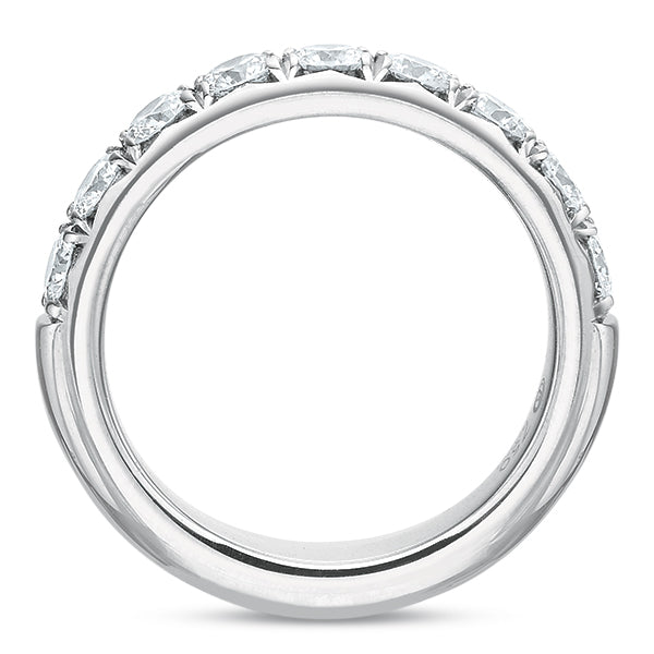 French Cut Flush Fit Diamond Anniversary Band