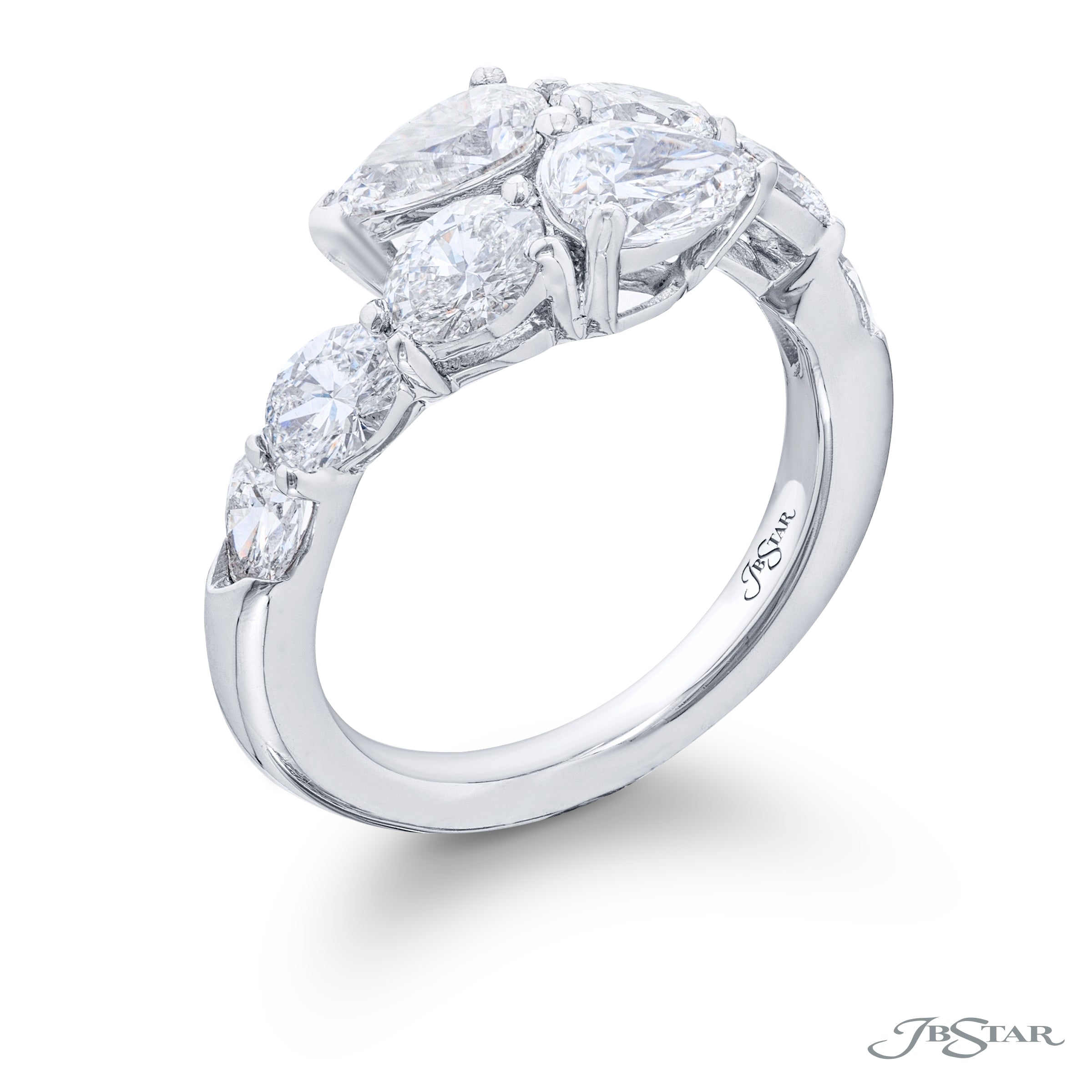 Bypass Diamond Ring