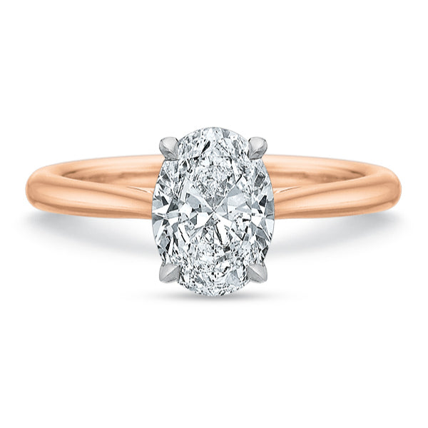 New Aire Oval Solitaire Mounting
