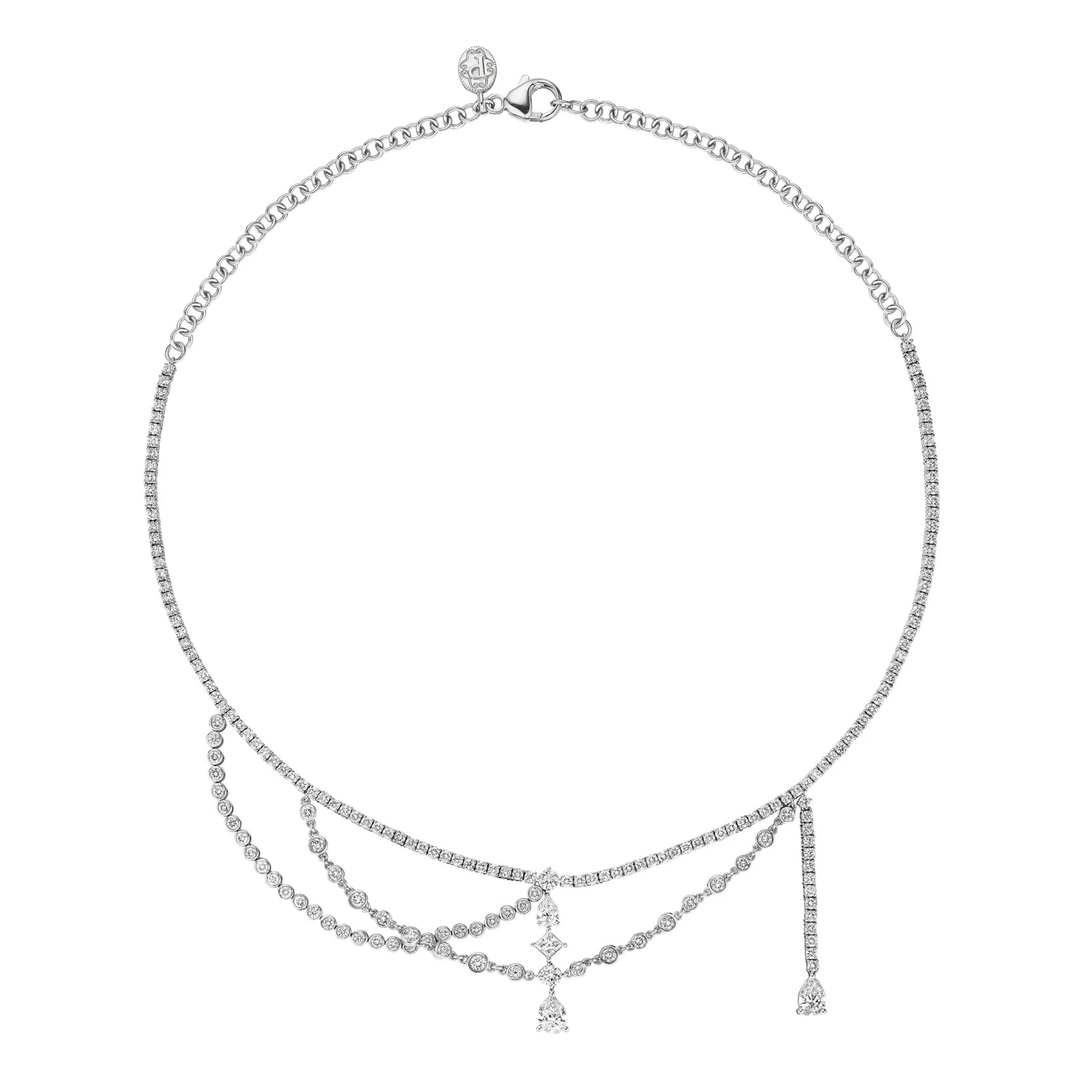 50th Anniversary Goddess Asymmetrical Necklace