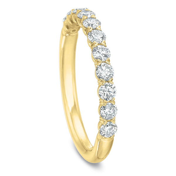 Silk Prong Diamond Anniversary Band