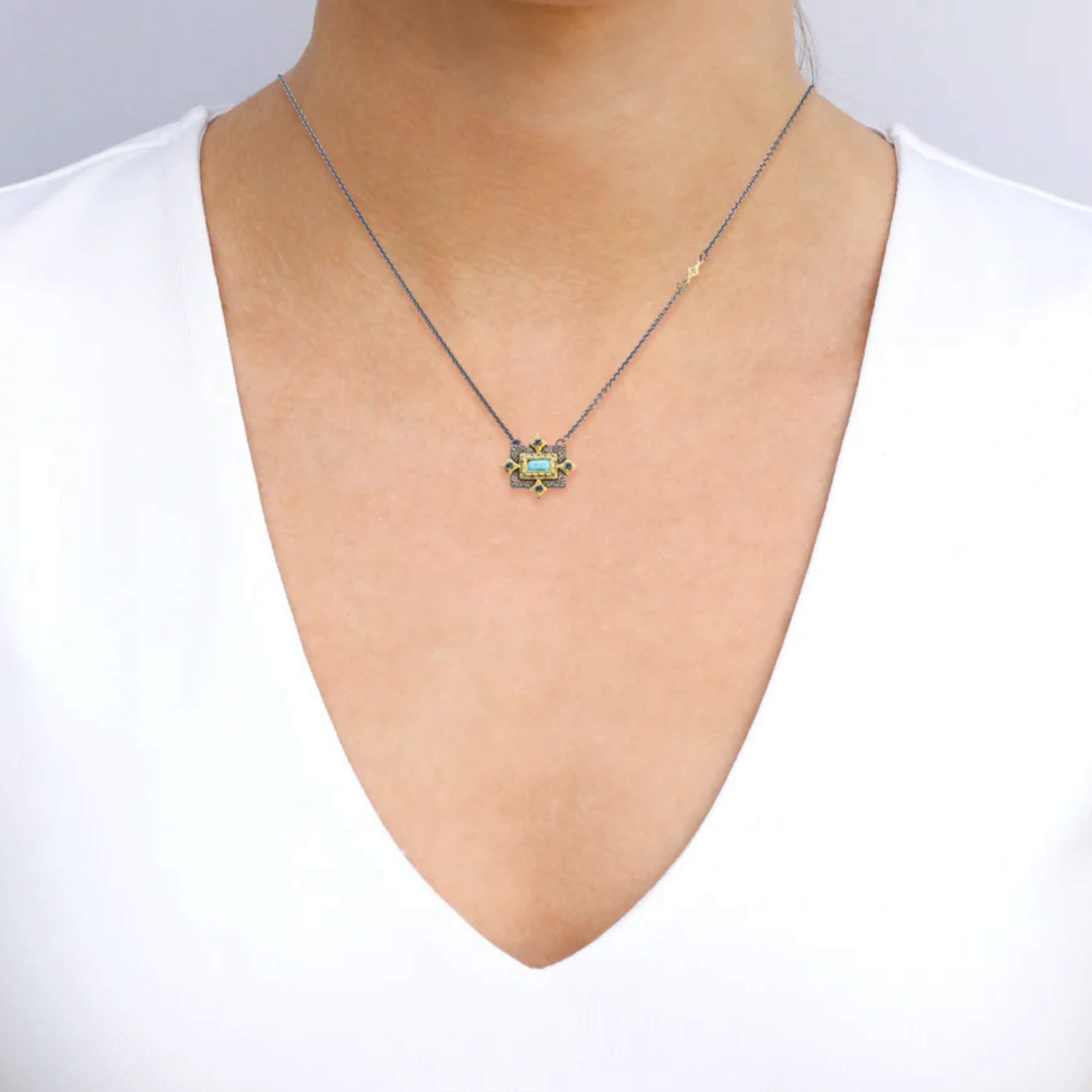 Turquoise Drop Necklace