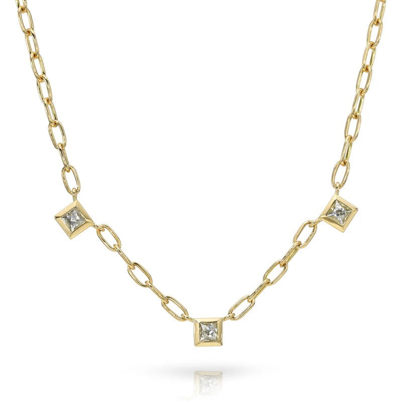 Three Stone Karina Necklace