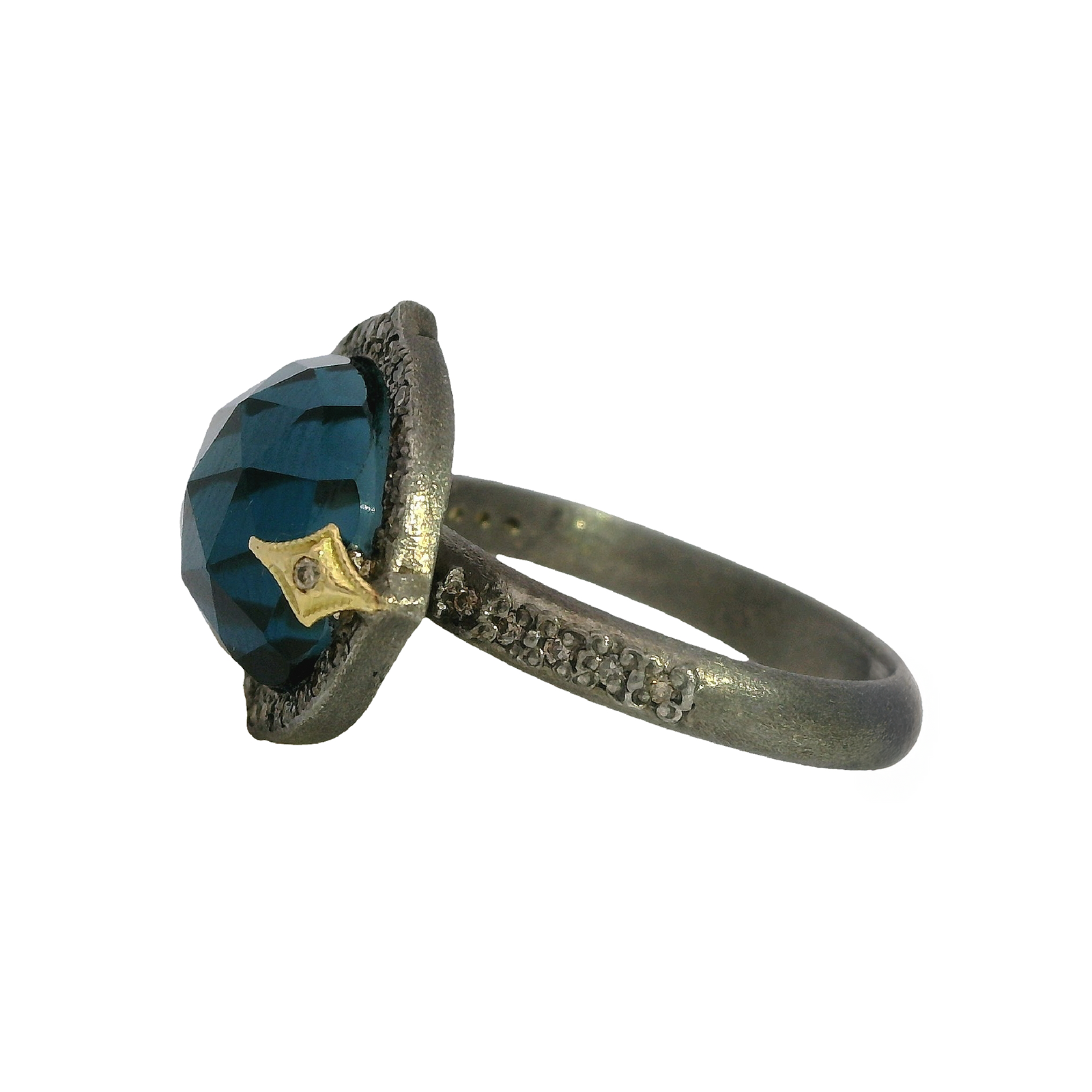 Oval London Blue Topaz Ring