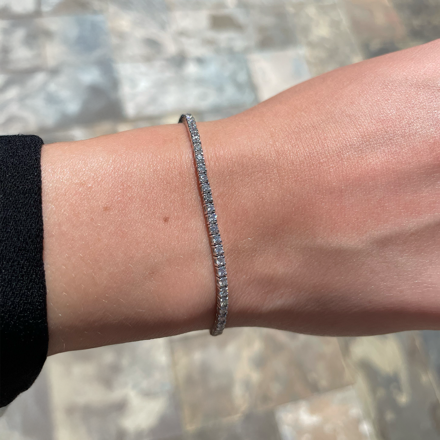 2.06ctw Round Diamond Tennis Bracelet