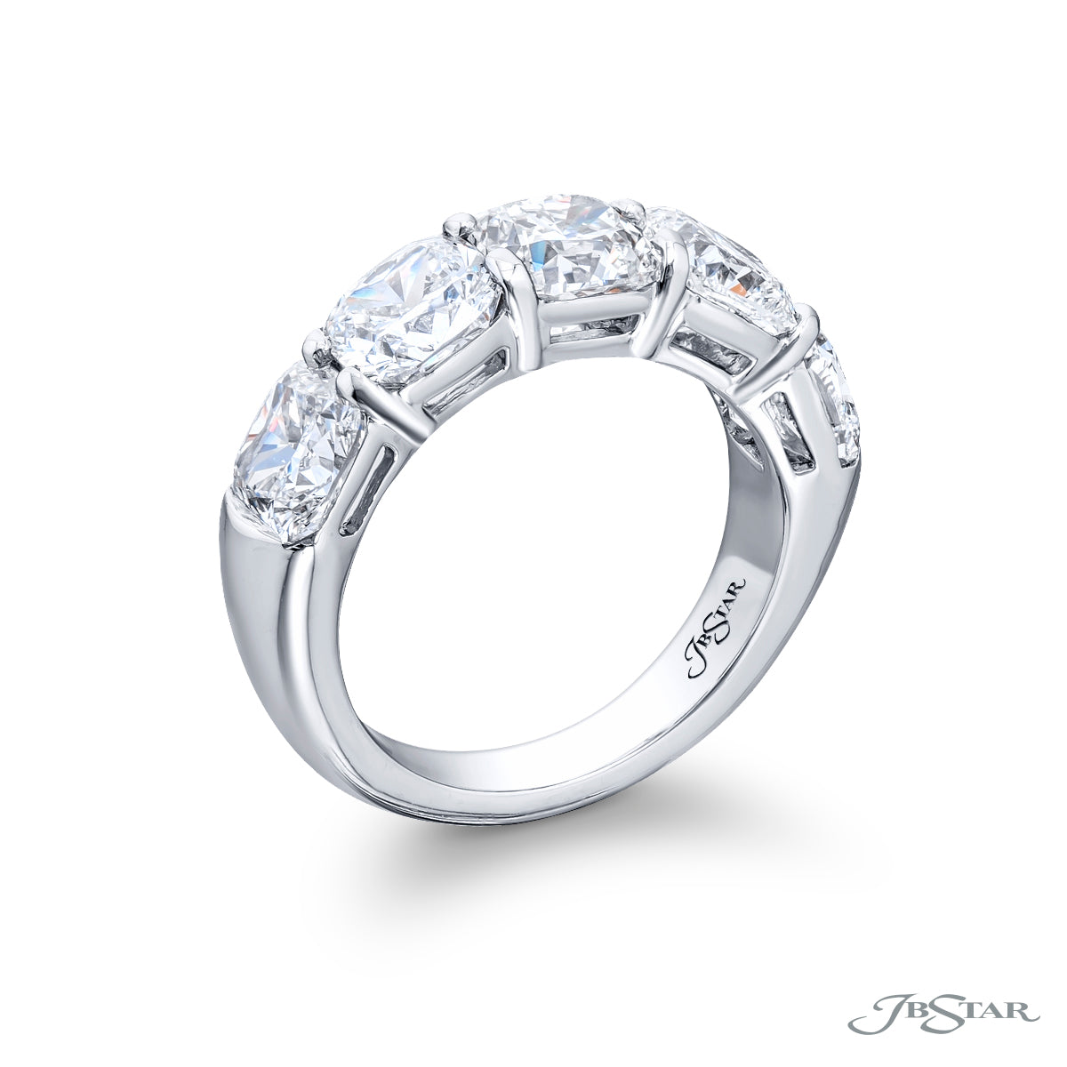 Cushion Cut Diamond Band