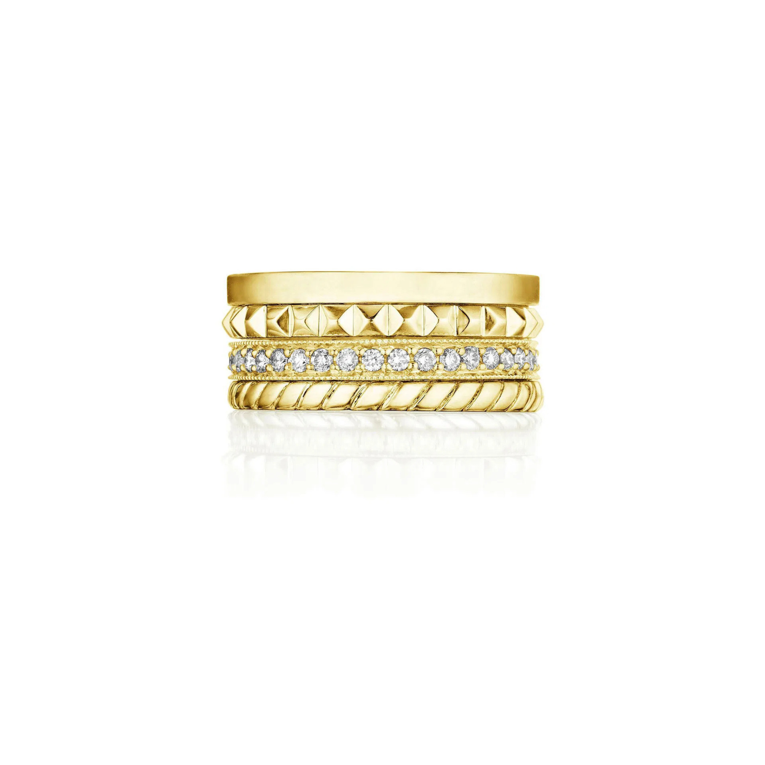 4 Row Stack Ring