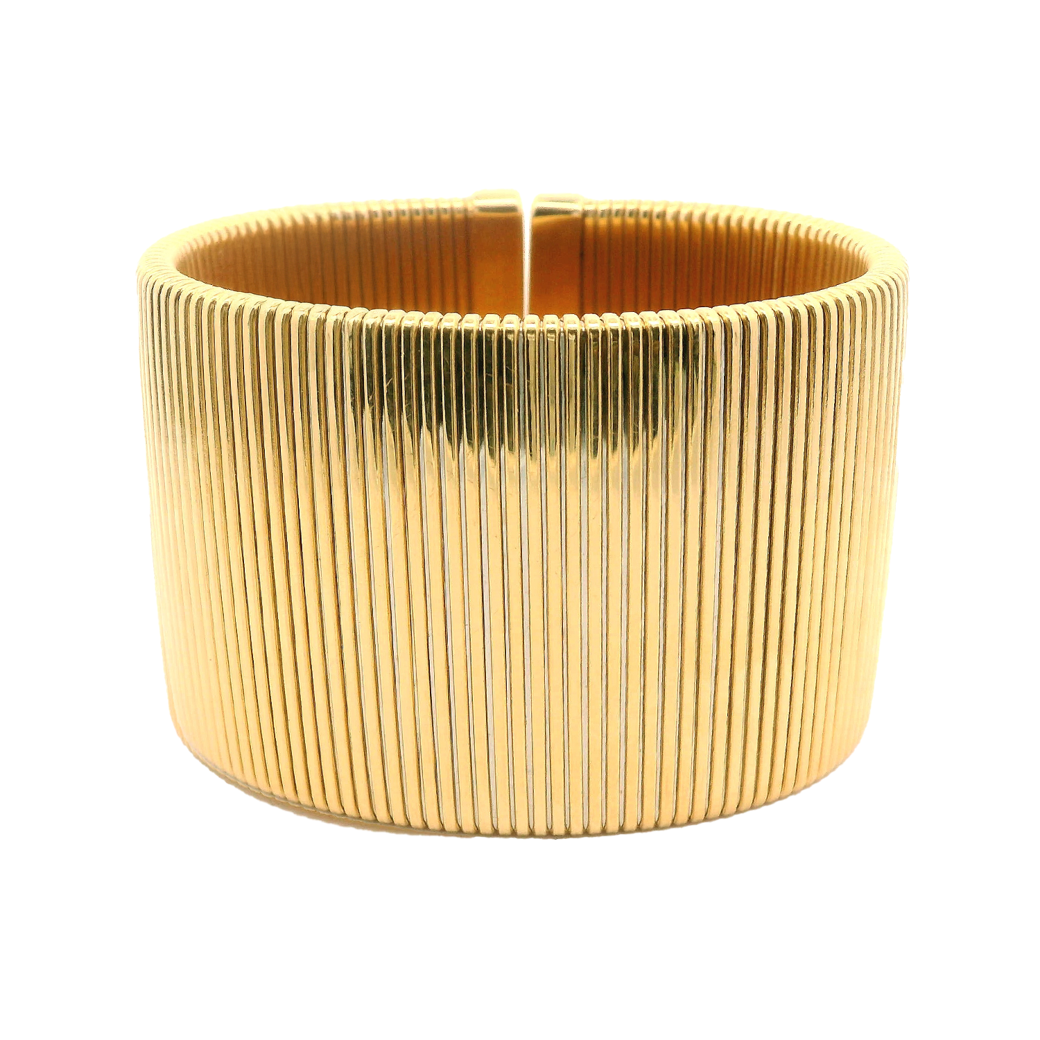 Wide Tubogas Cuff Bracelet