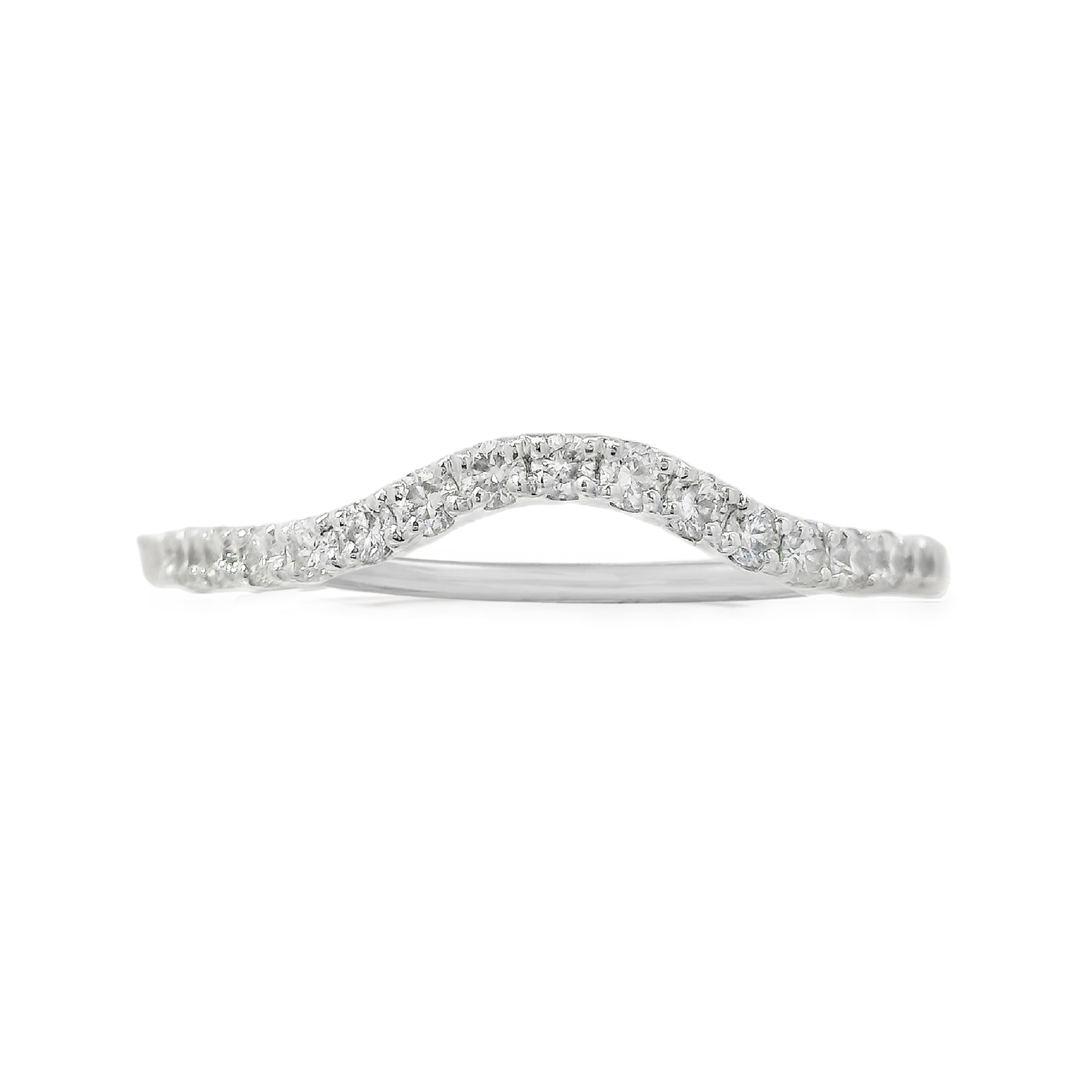 1.5mm Round Diamond Contour Band