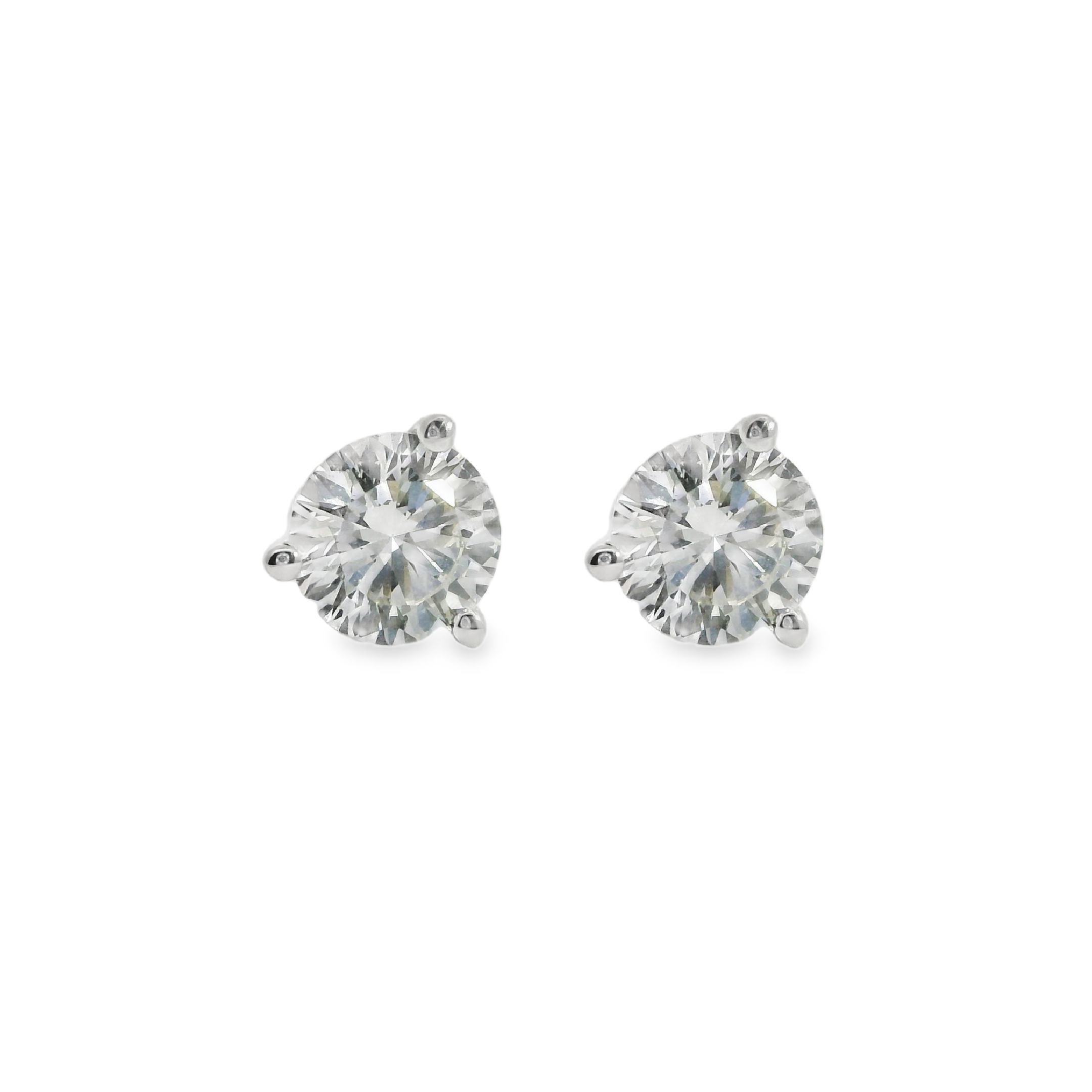 1.22ctw Round Diamond Stud Earring