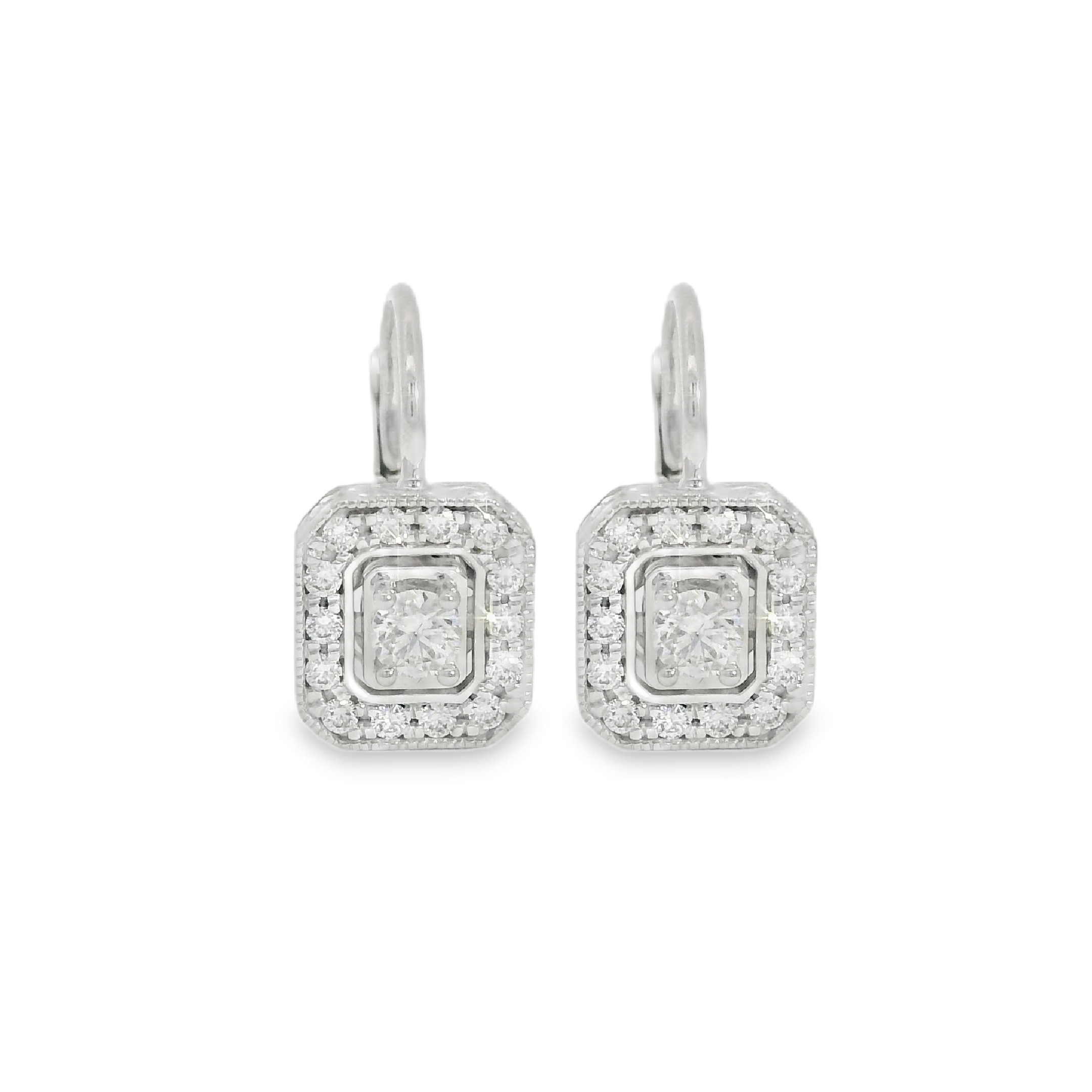Classic Emerald Shape Earrings