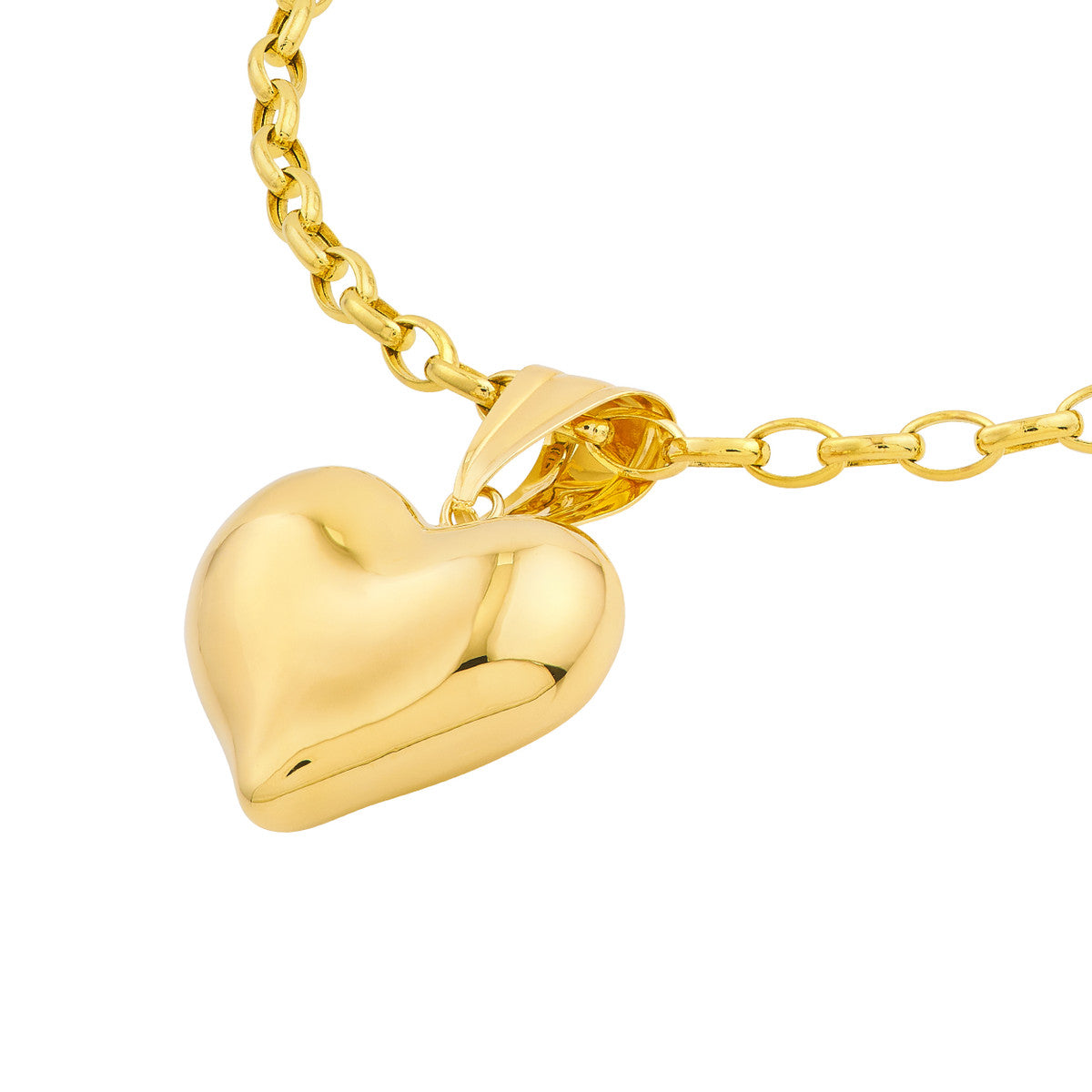 Puffed Heart Pendant