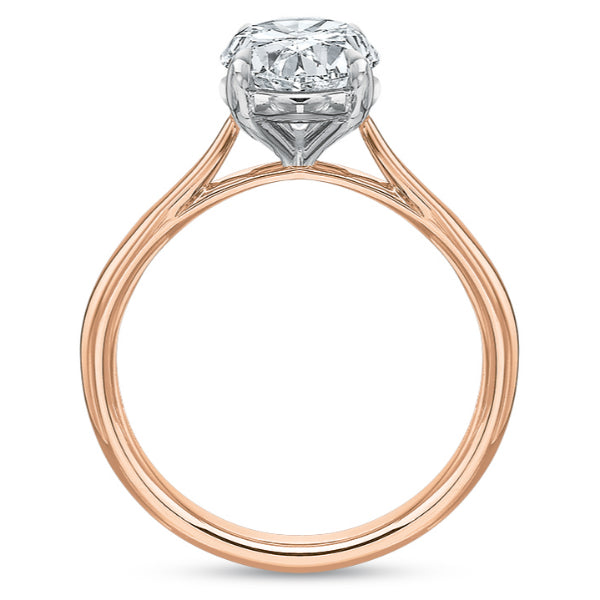New Aire Oval Solitaire Mounting