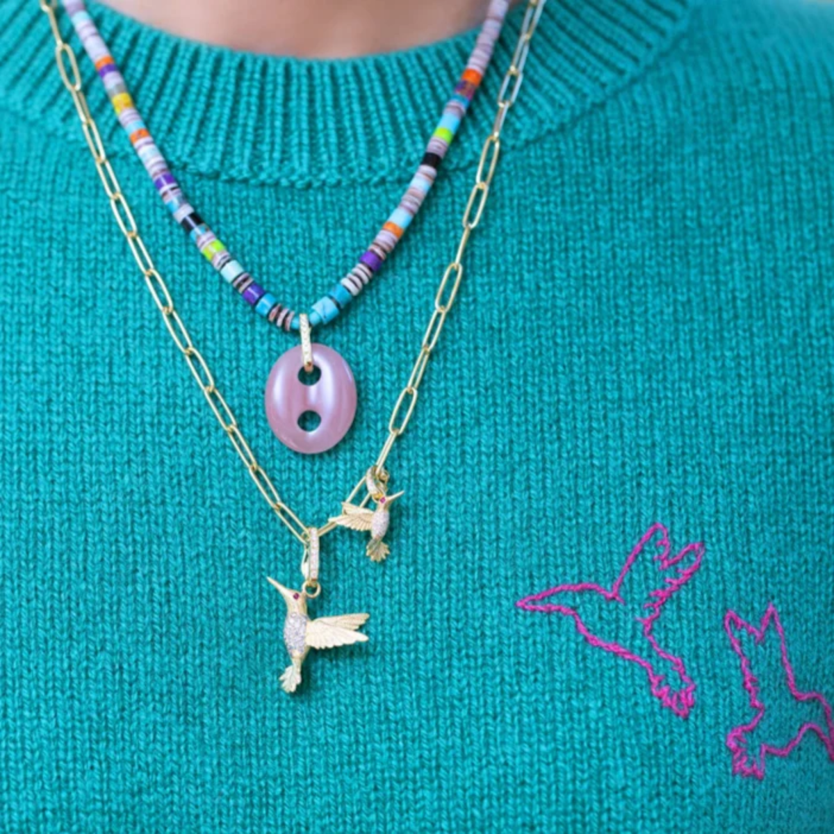 Hummingbird Charm