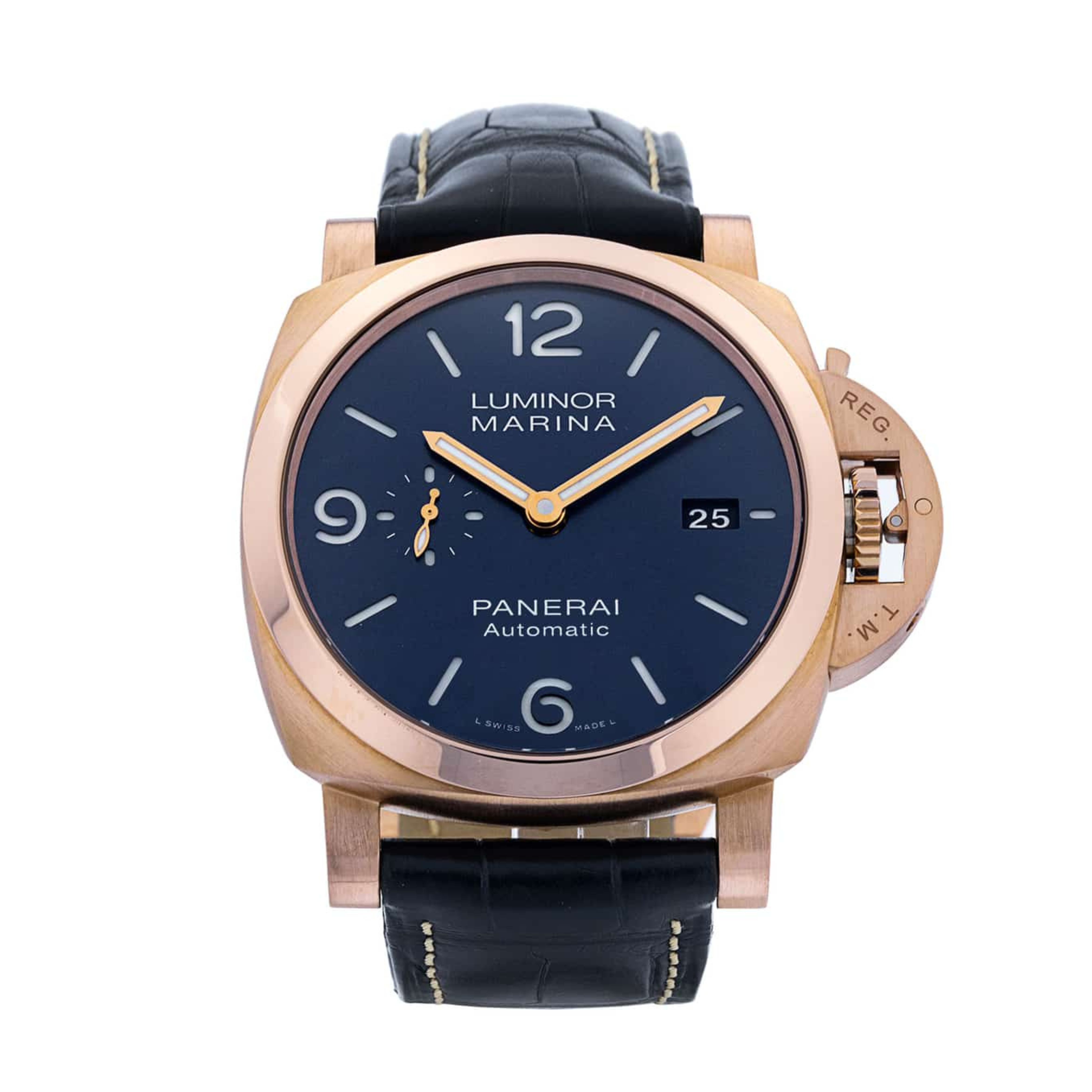Panerai Luminor Marina 44MM 18K Rose Gold Watch (PAM01112)