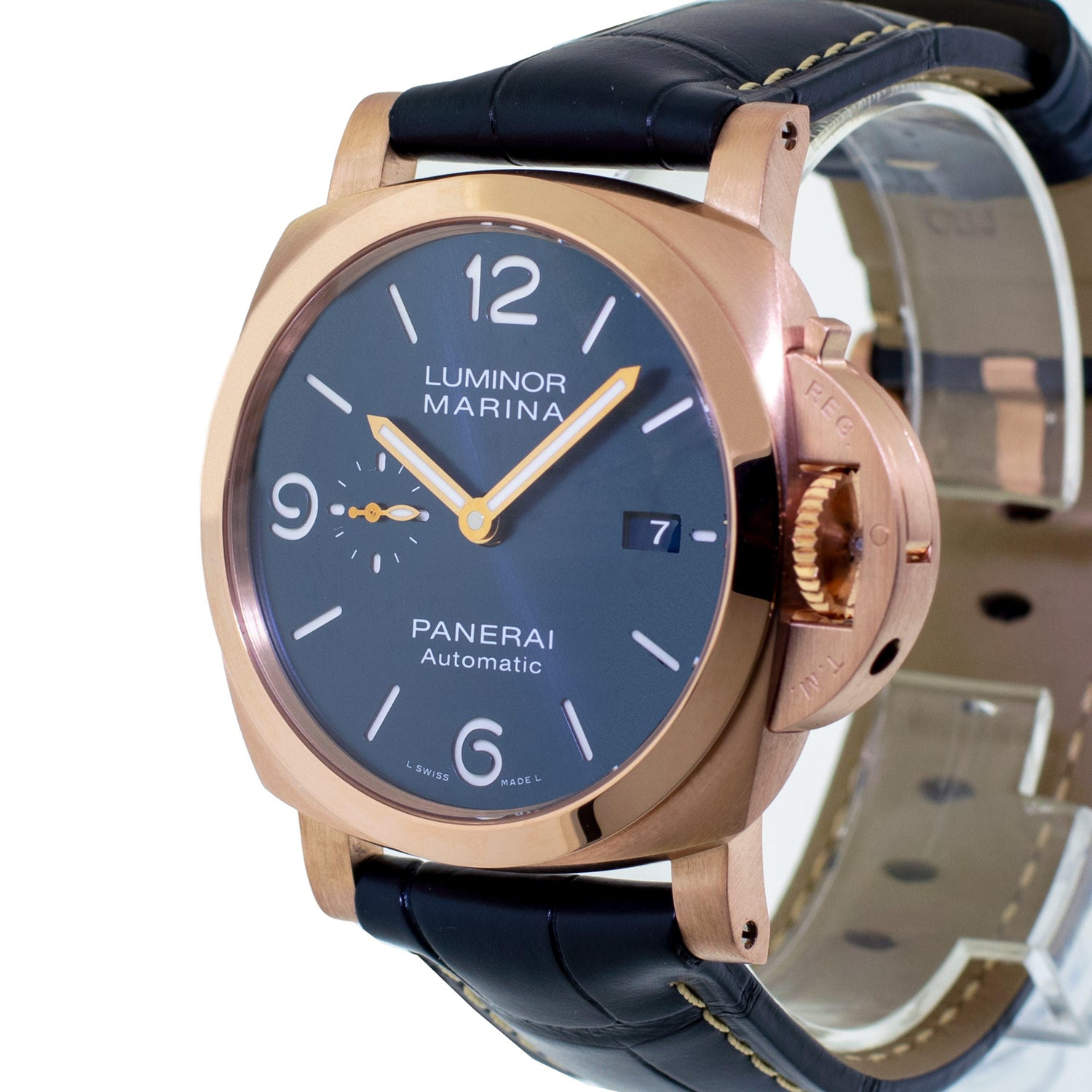 Panerai Luminor Marina 44MM 18K Rose Gold Watch (PAM01112)