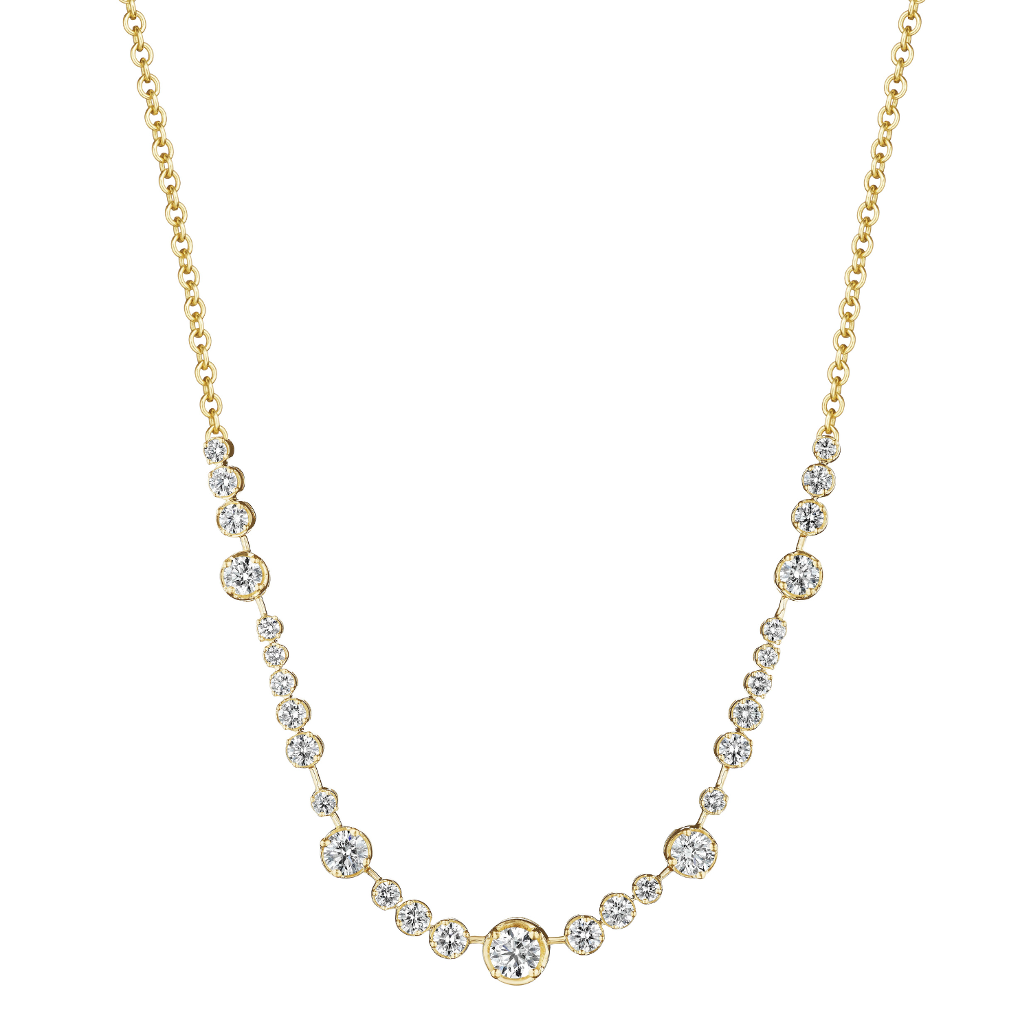 Round Diamond Twilight Necklace