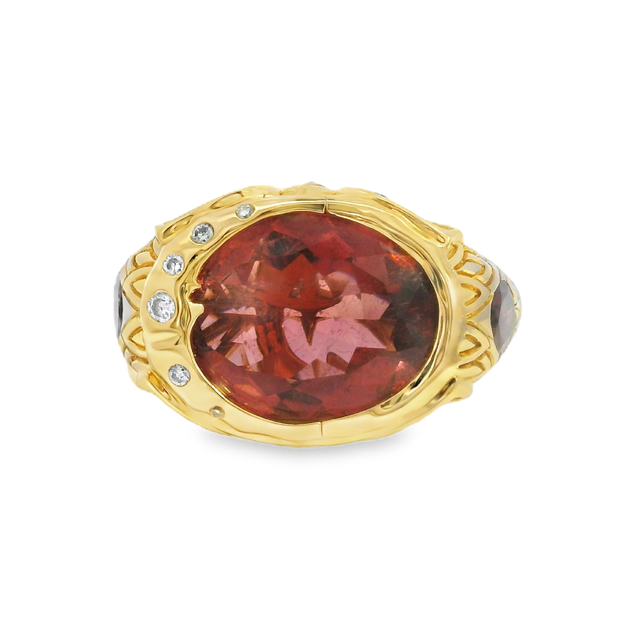 Double Sides Night Owl Ring