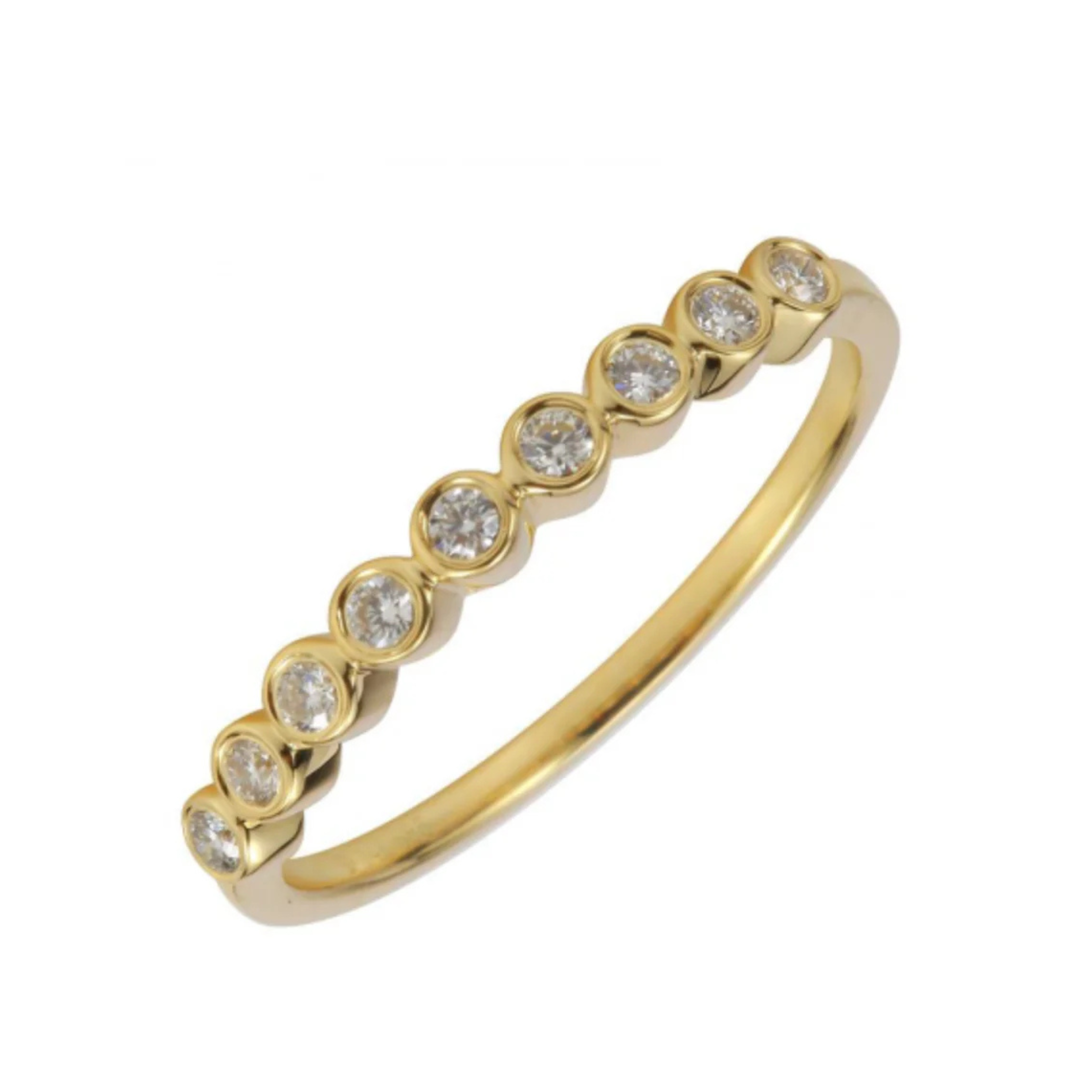 Bezel Set Diamond Ring