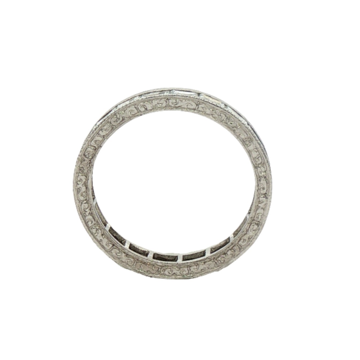 Vintage Baguette Diamond Eternity Band