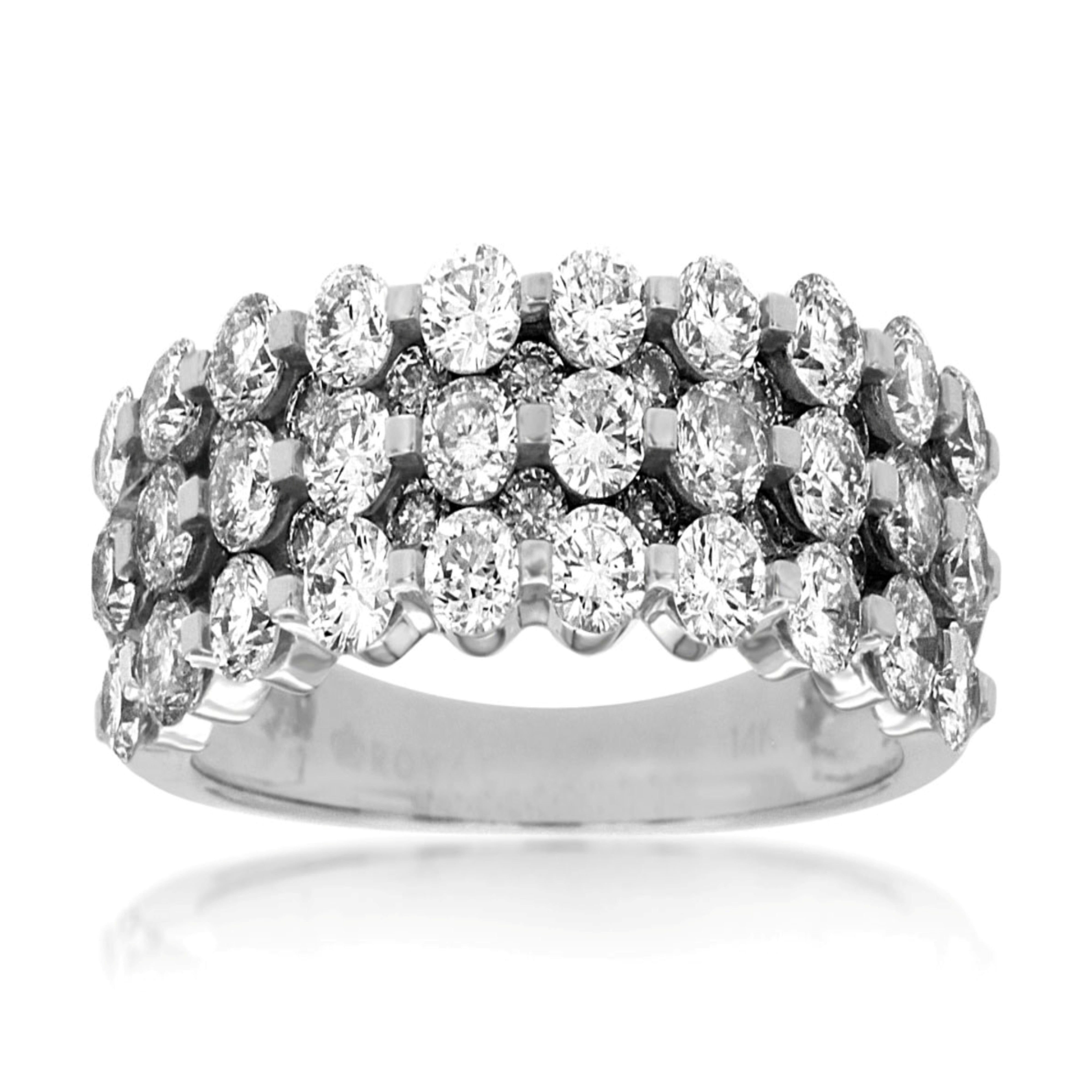 Multi-Row Diamond Band