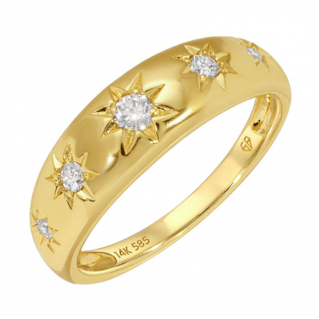 Starry Diamond Ring