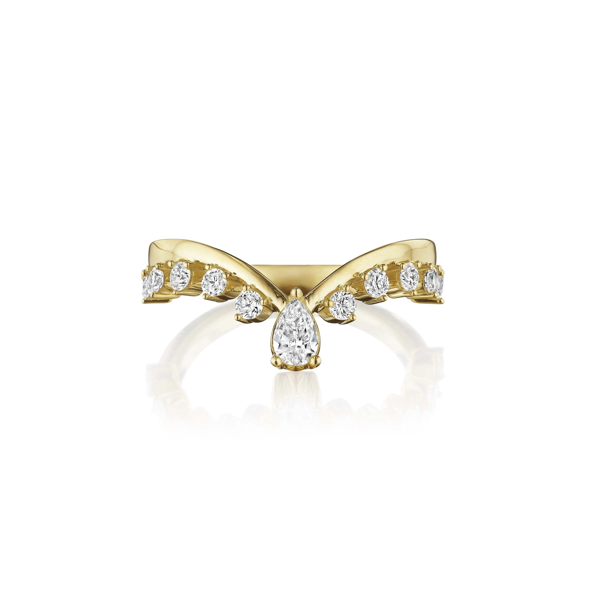 Diamond Cascade Ring