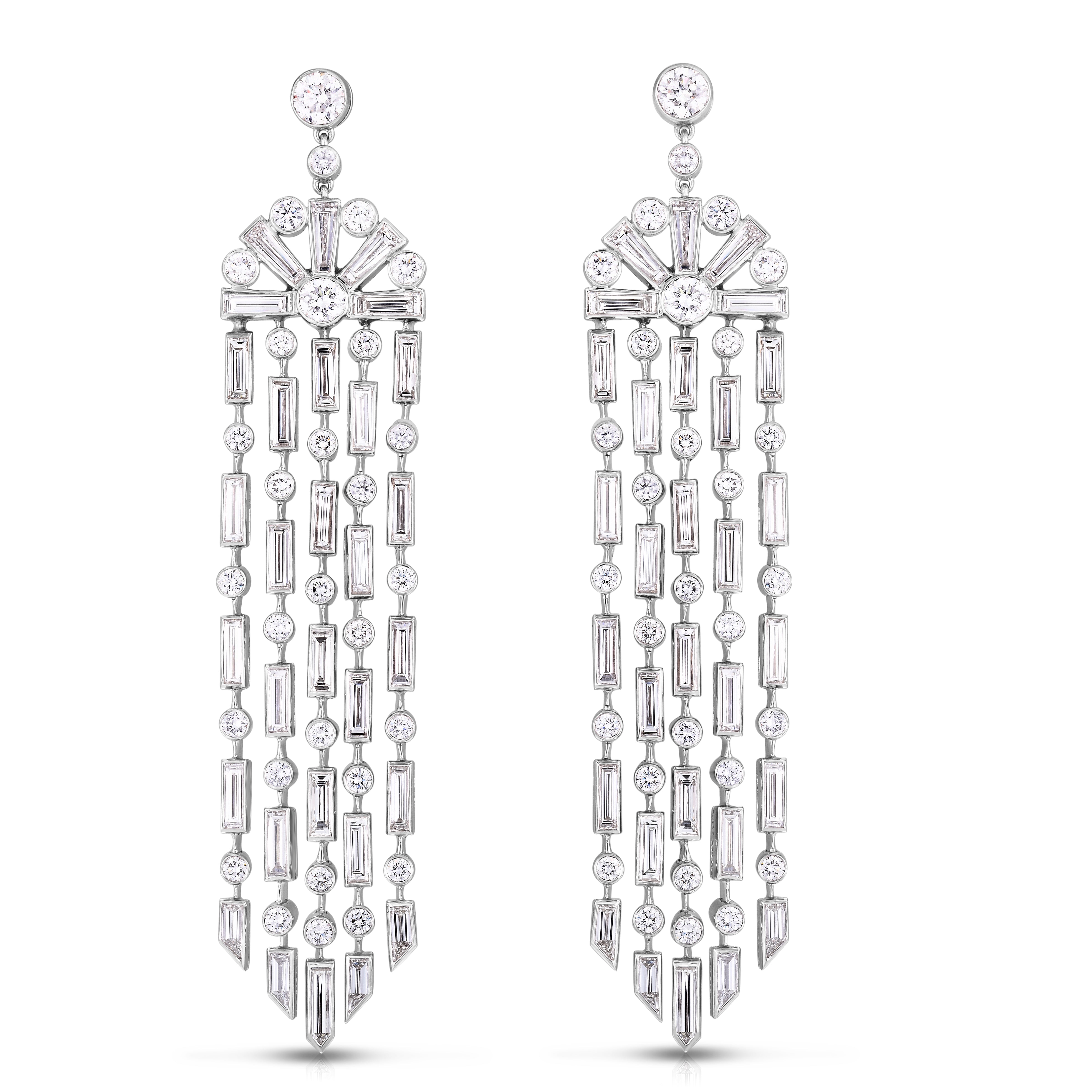 Diamond Chandelier Earrings