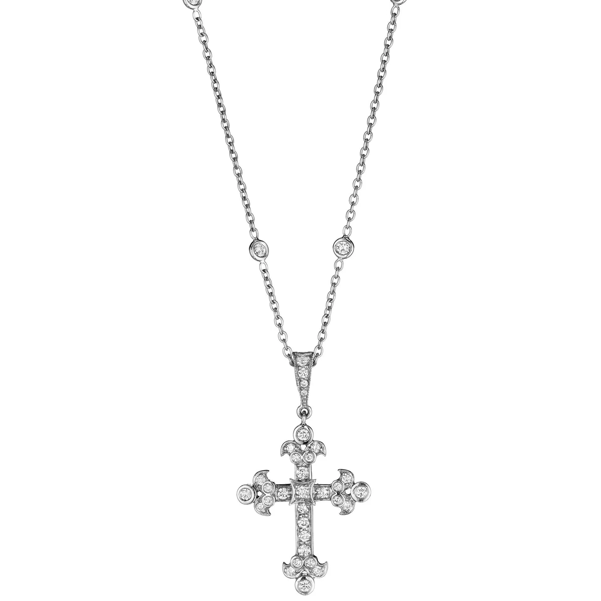 Small Cross Pendant Necklace