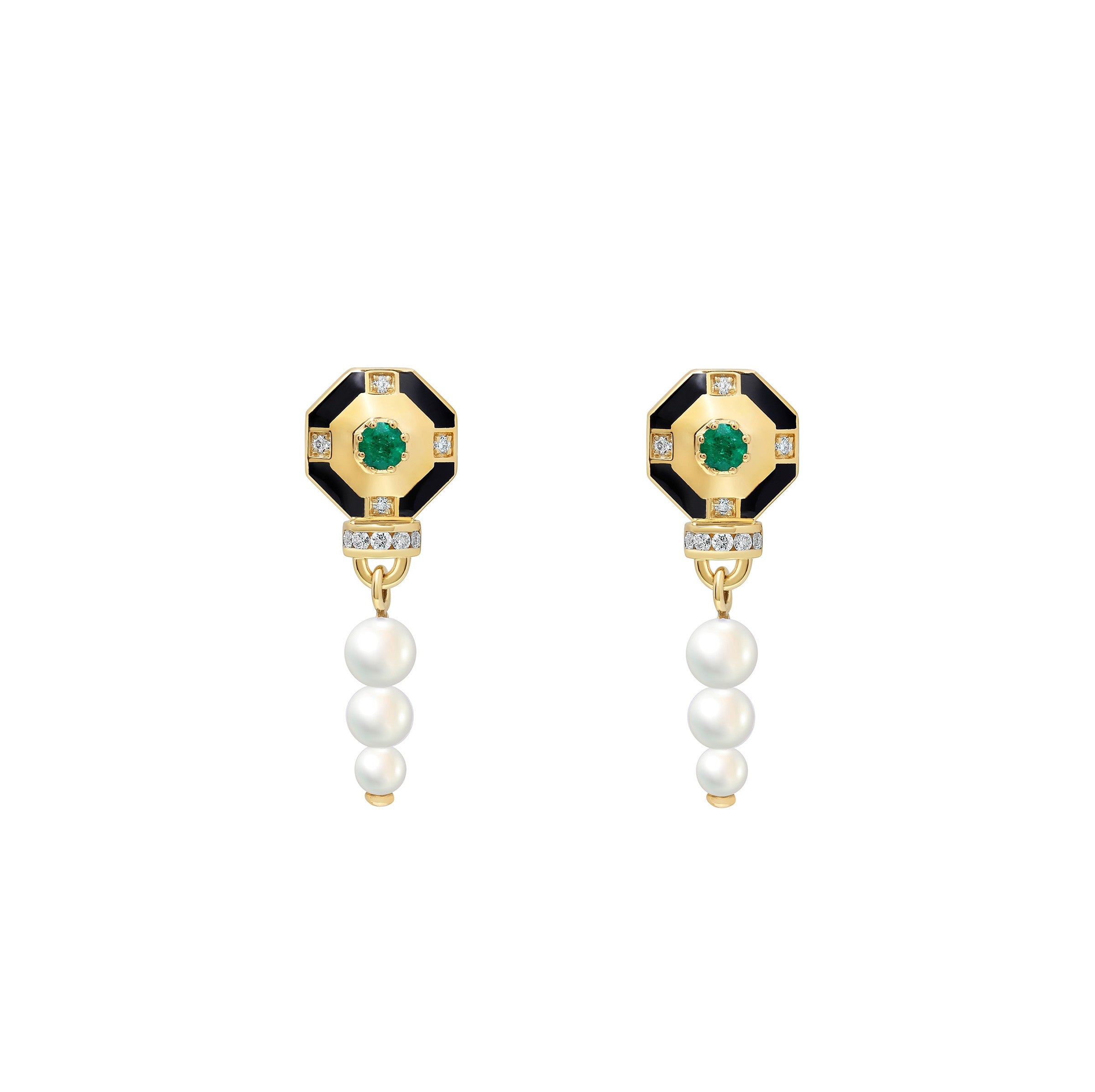 Genil Enchantress Pearl Drop Earrings