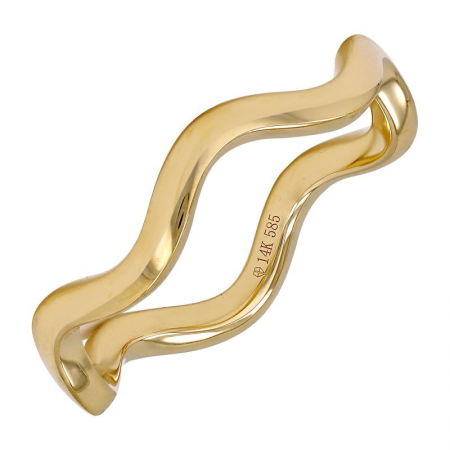 Wavy Band Ring