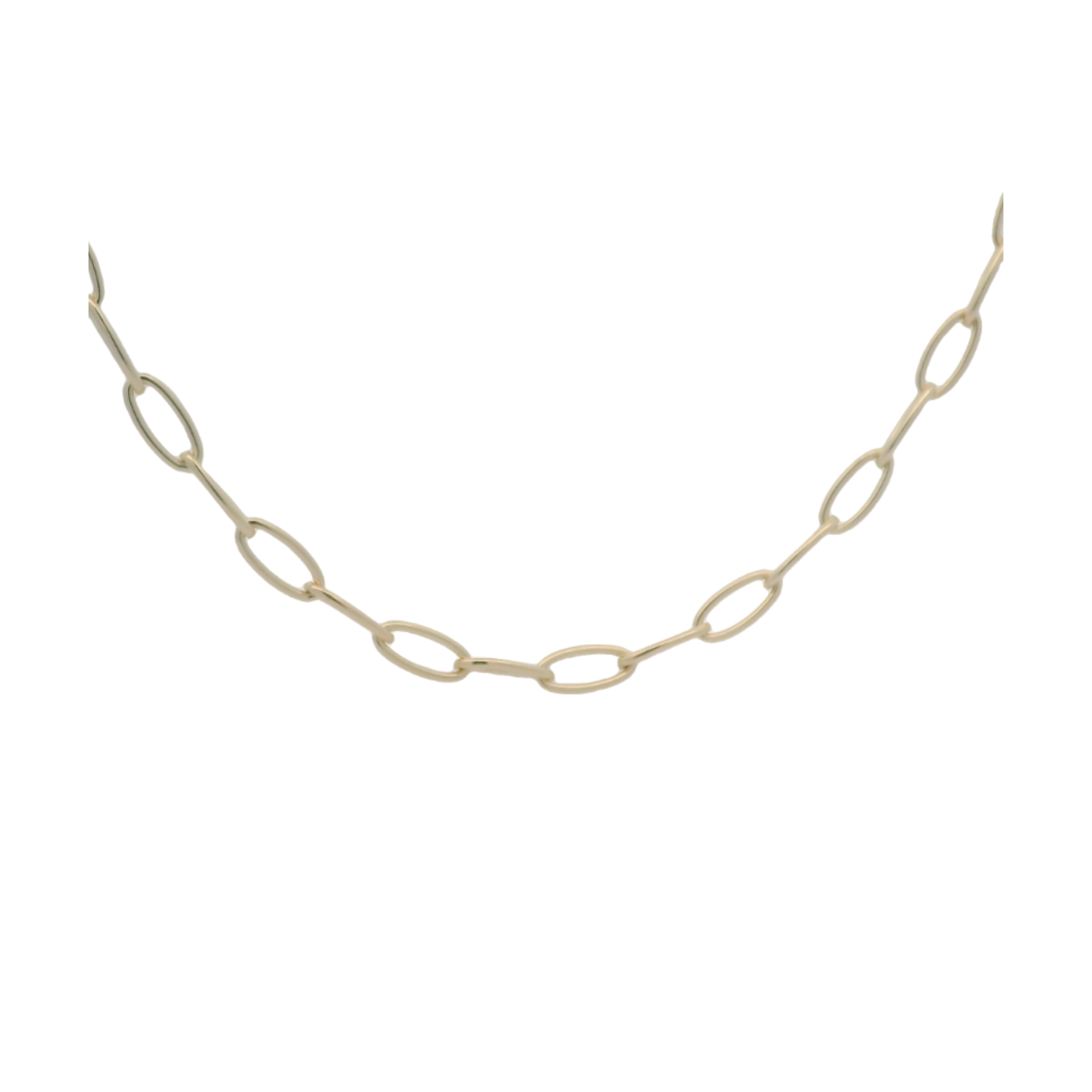 Oval Link Chain Necklace