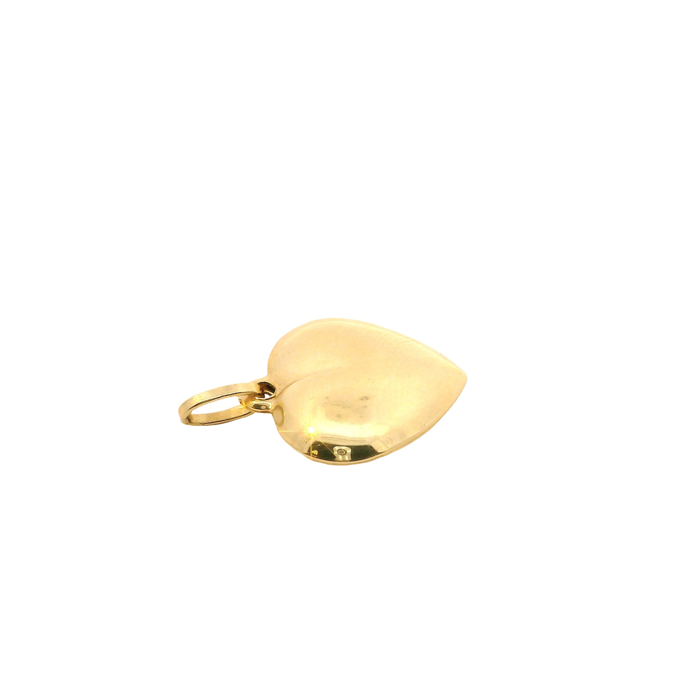 Vintage Italian Puffed Heart Charm