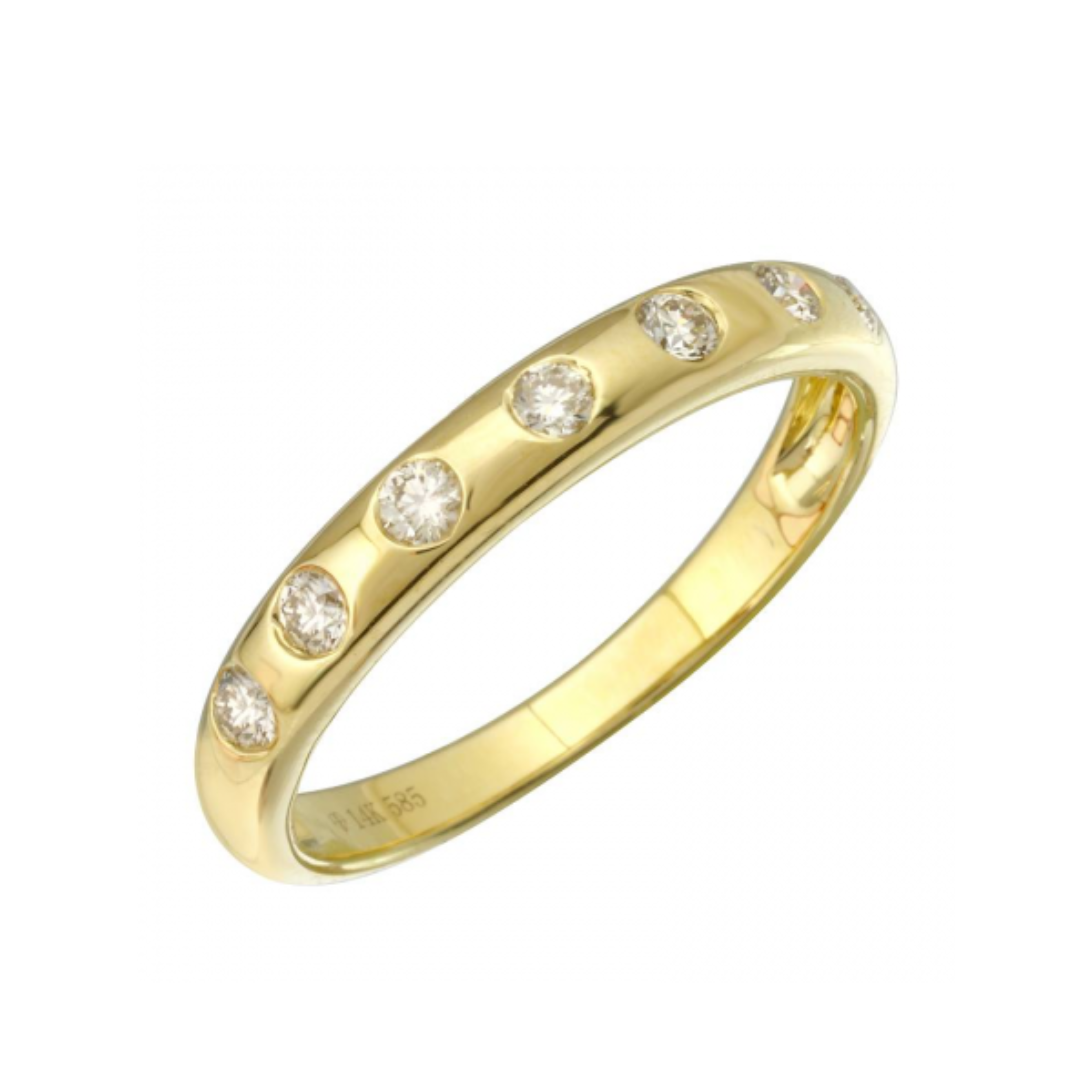 Inlay Diamond Ring