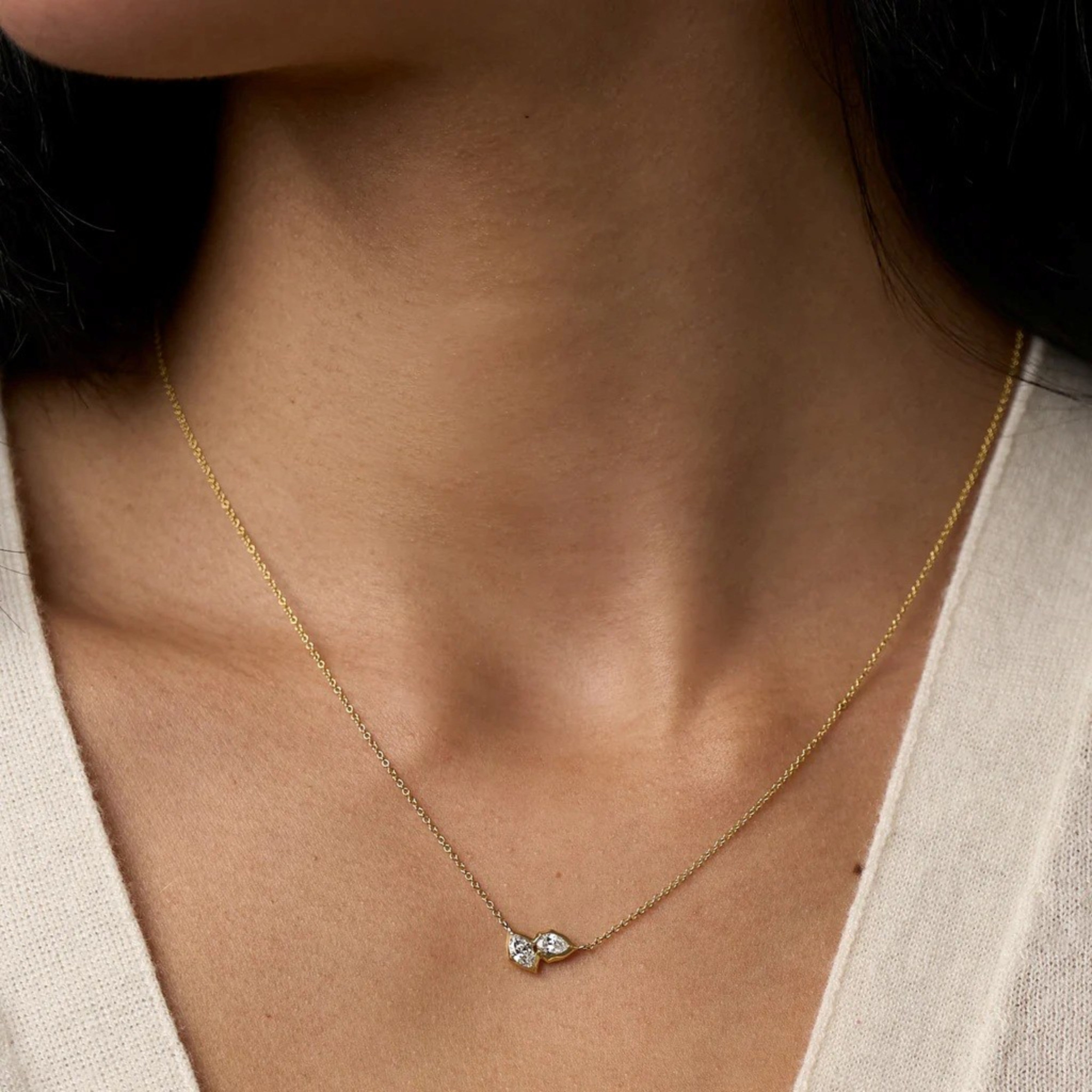 Poppy Two-Stone Necklace