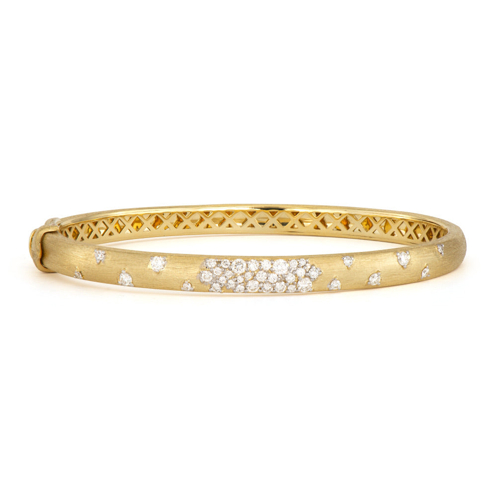 Provence White Diamond Confetti Bangle
