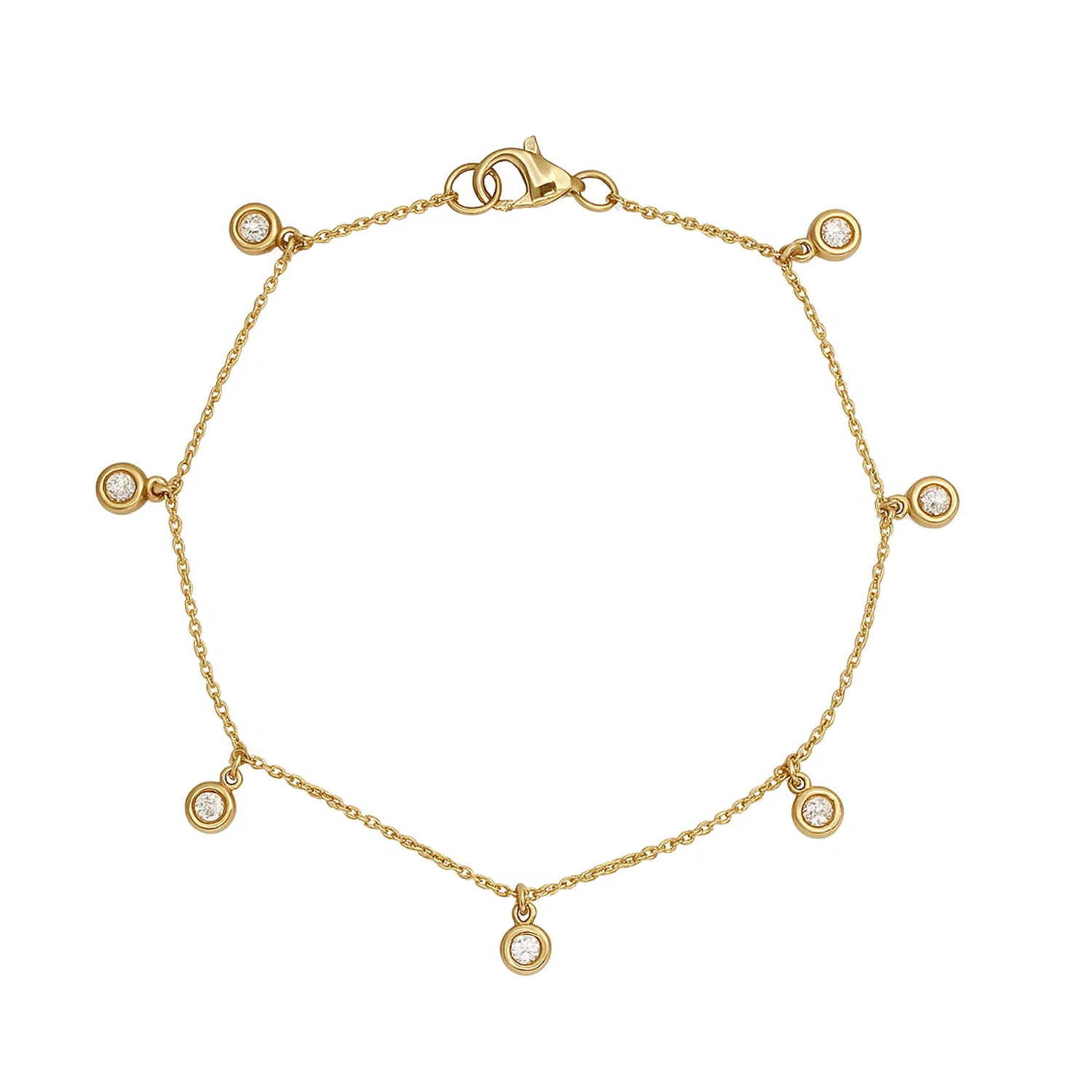 Dangling Diamonds By-the-Yard Bracelet